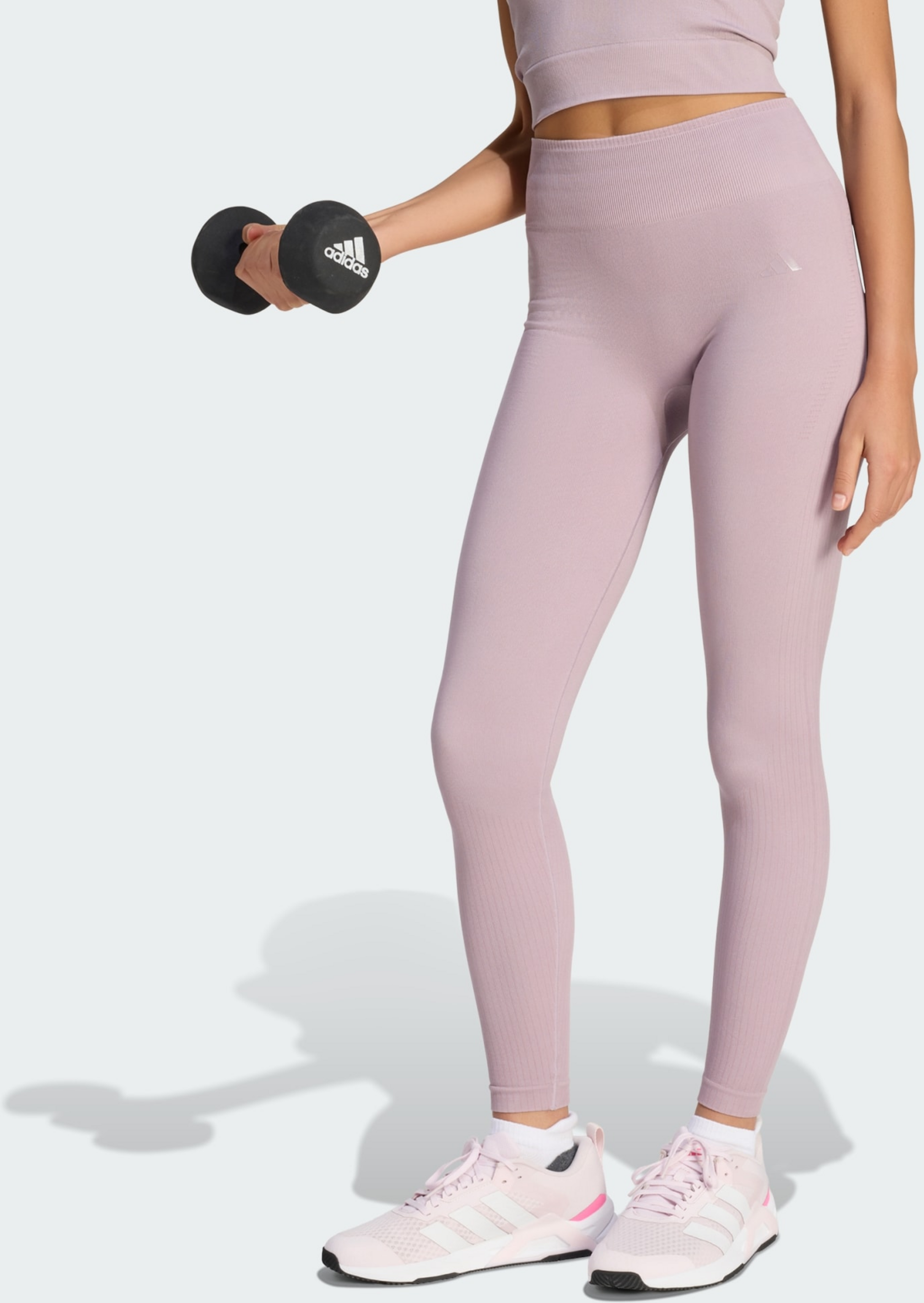 ADIDAS, Adidas Workout Essentials Full-length Knit Leggings