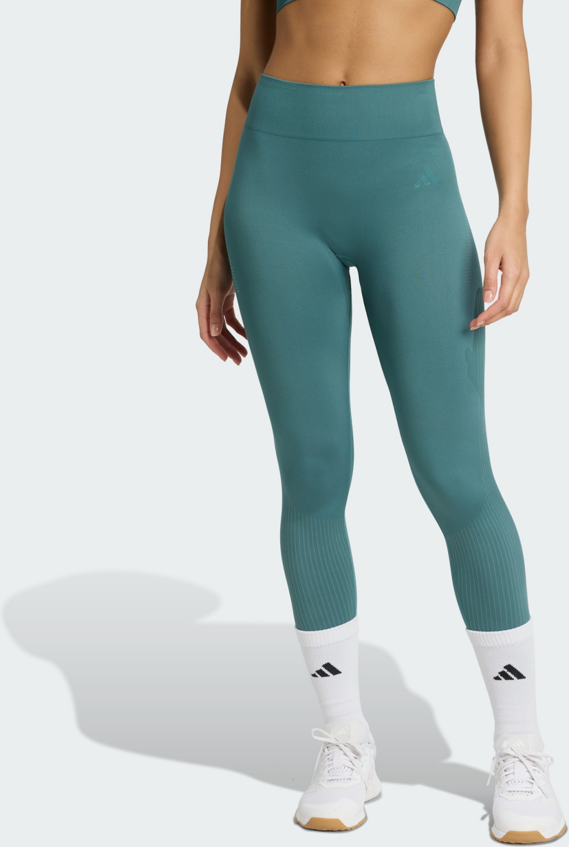 ADIDAS, Adidas Workout Essentials Full-length Knit Leggings