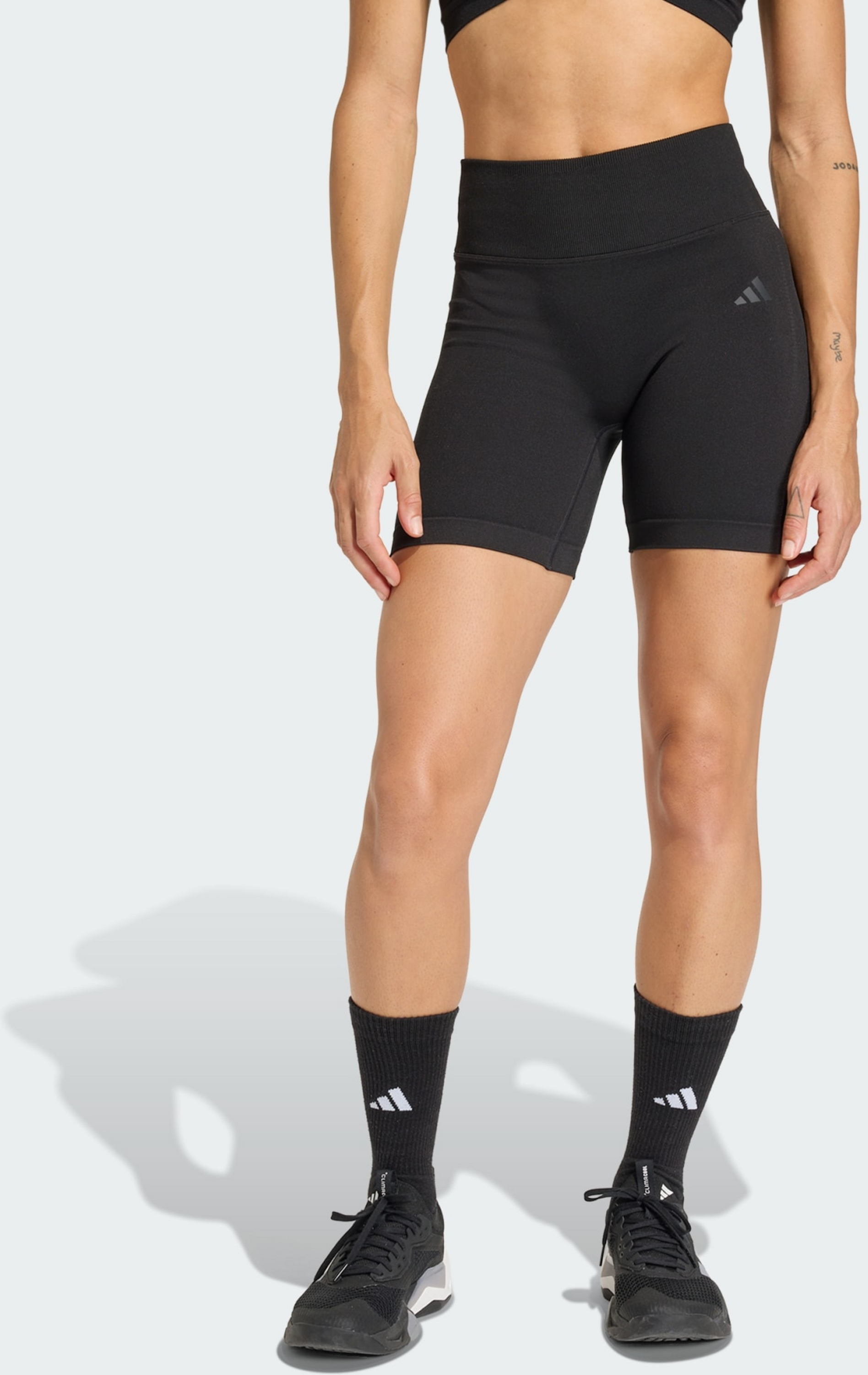 ADIDAS, Adidas Workout Essentials Knit Scrunch 5 Inch Leggings