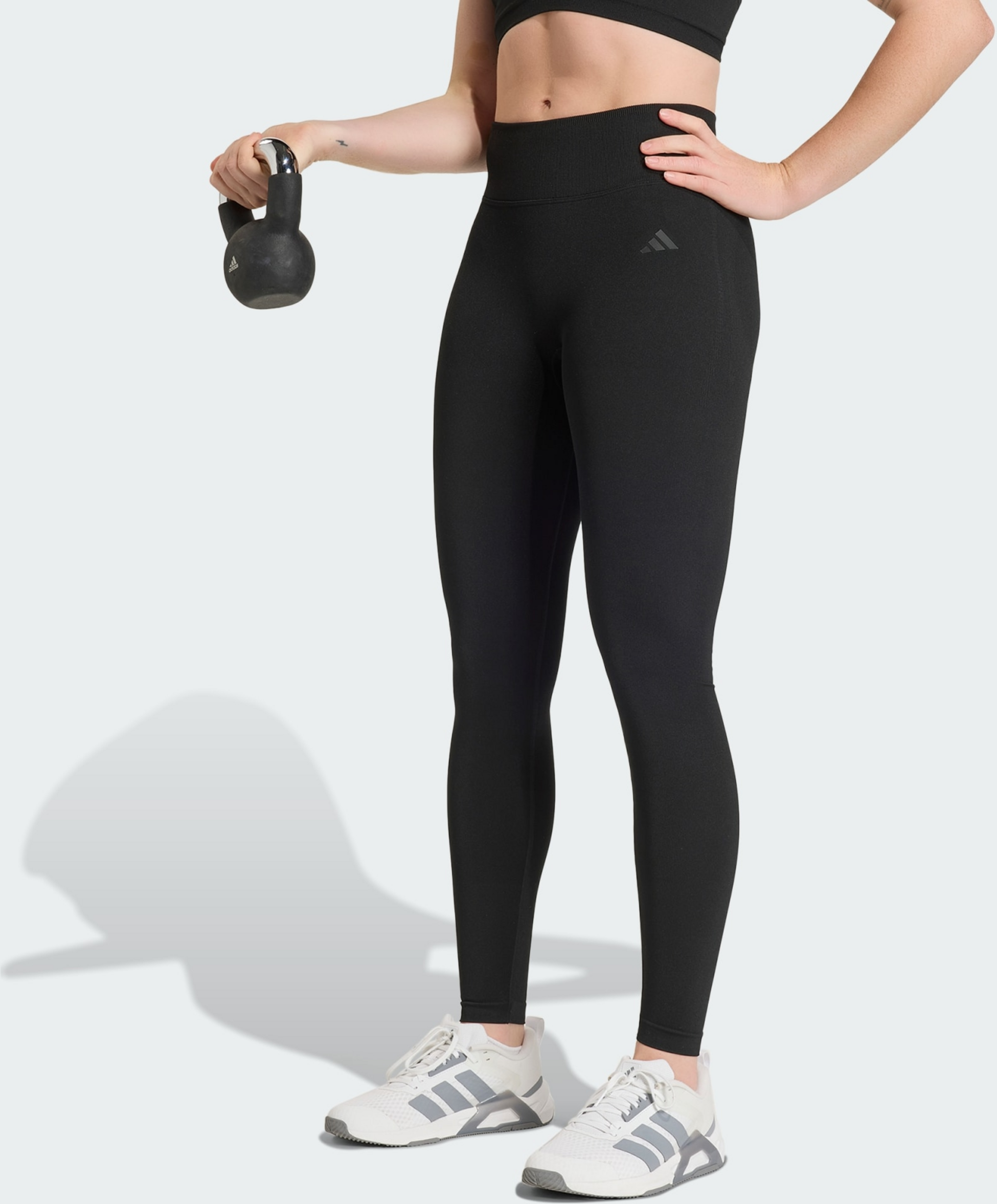 ADIDAS, Adidas Workout Essentials Knit Scrunch 7/8 Leggings