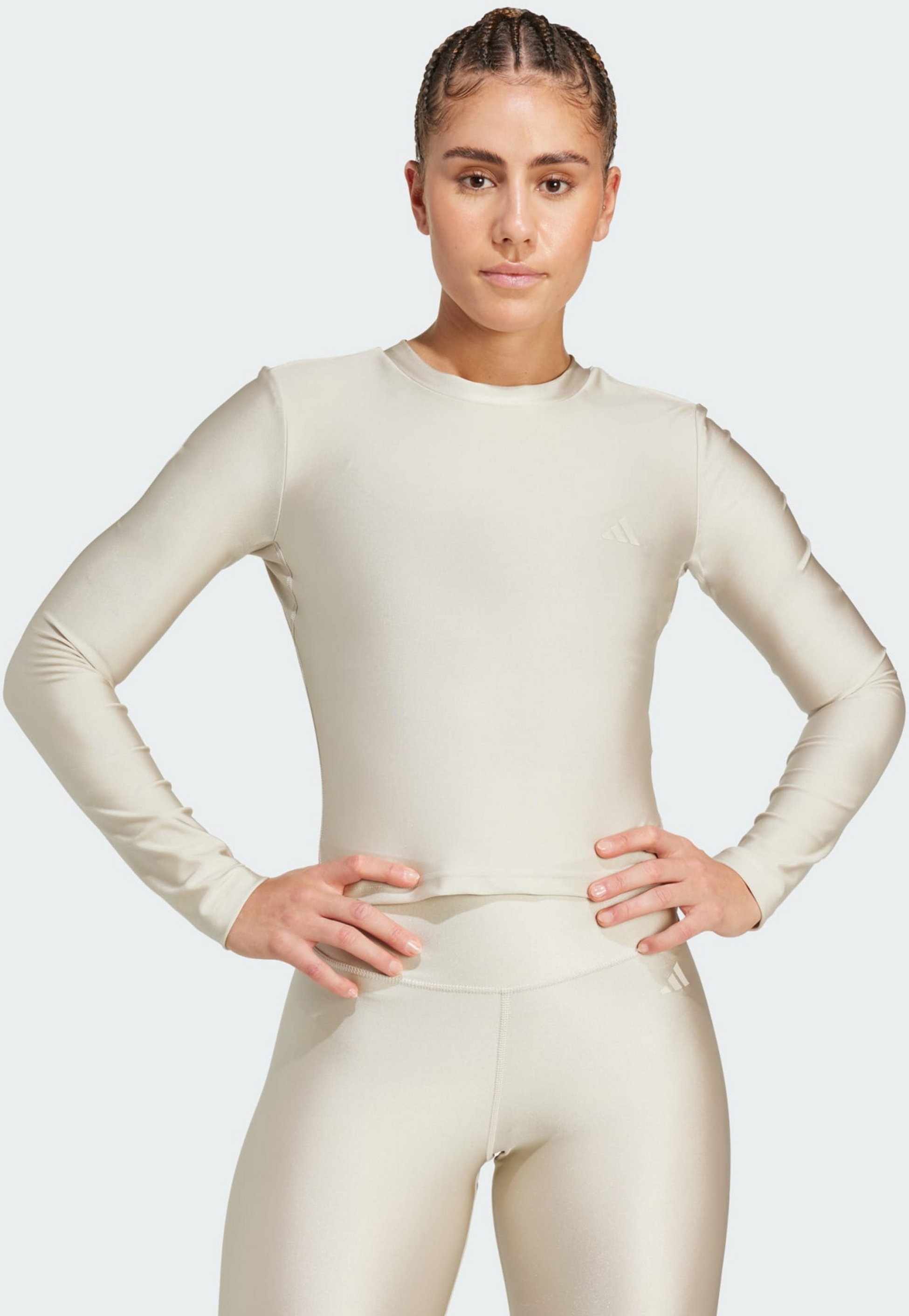 ADIDAS, Adidas Workout Essentials Long-sleeve Shine Tr&ouml;ja