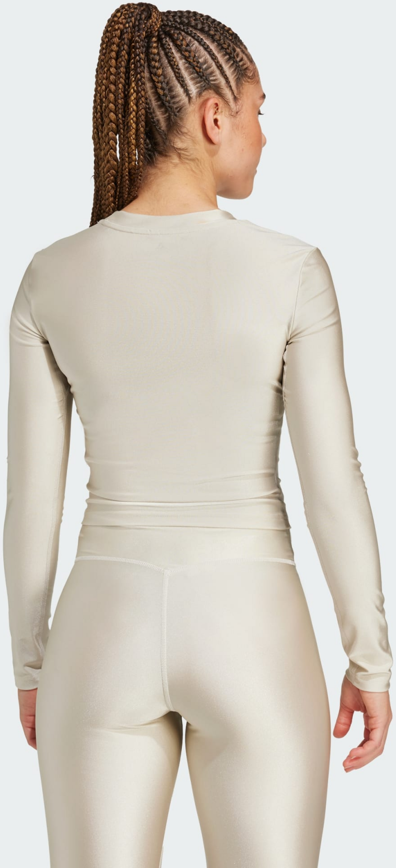 ADIDAS, Adidas Workout Essentials Shine Långärmad T-shirt