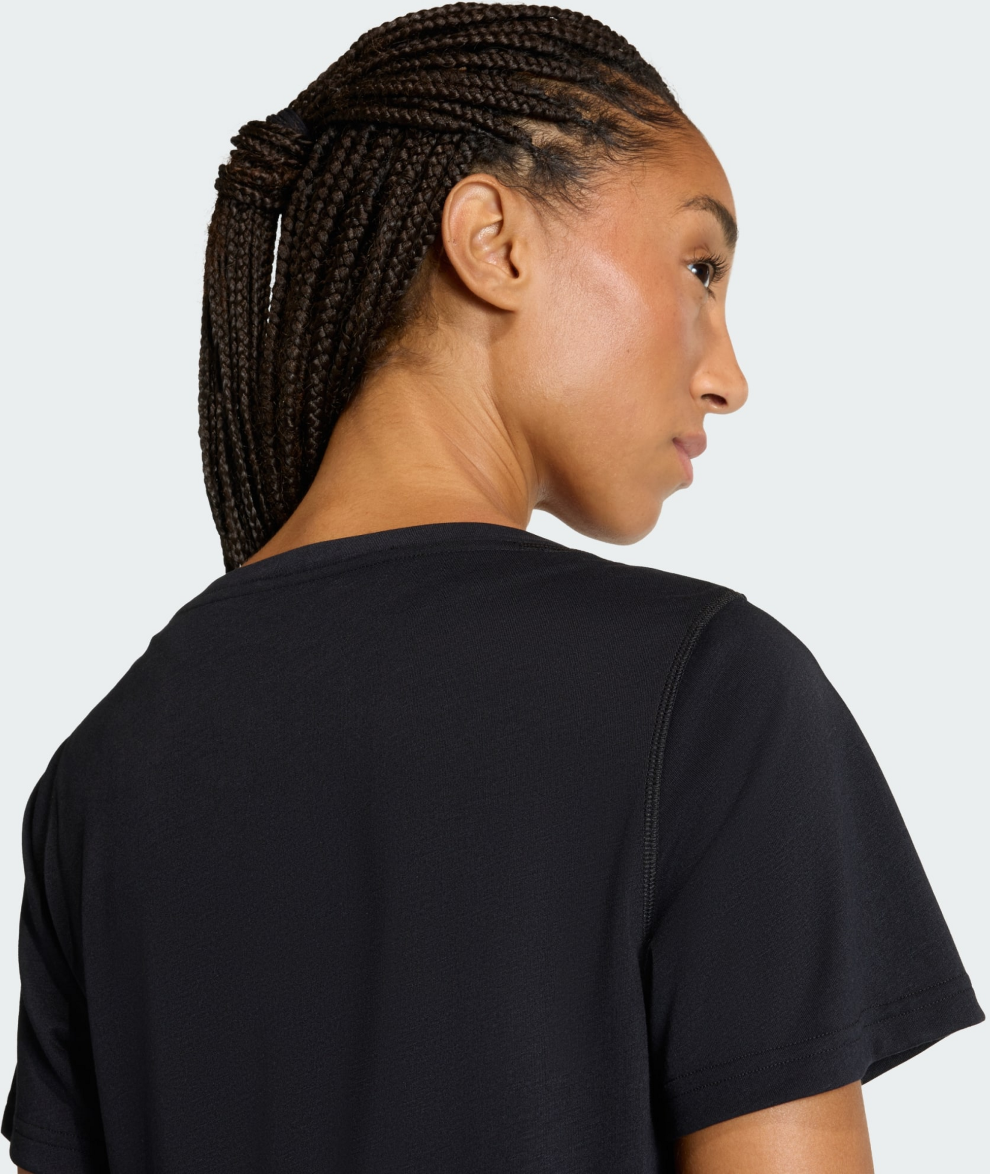 ADIDAS, Adidas Workout Essentials T-shirt Med Djup Urringning