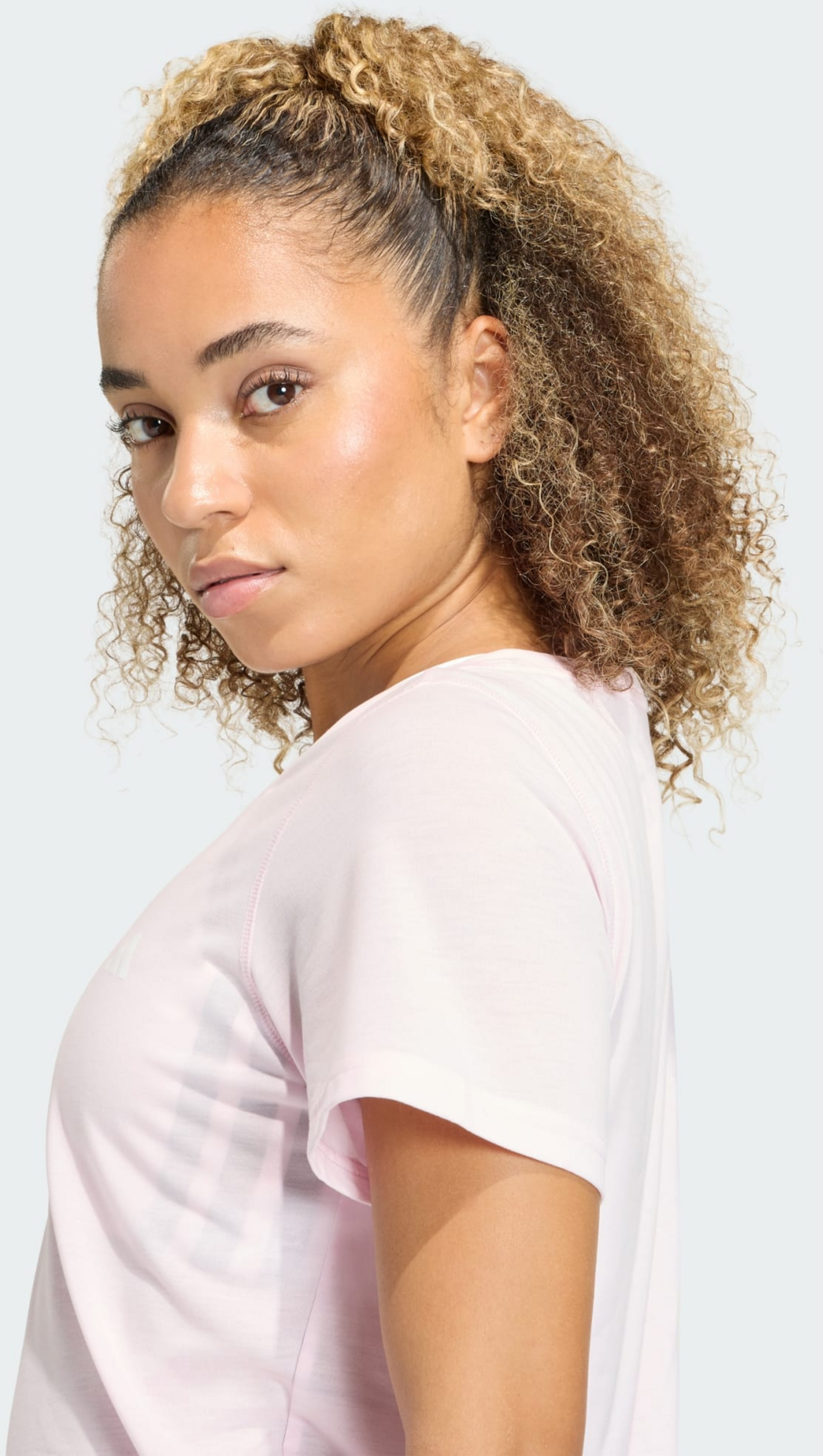 ADIDAS, Adidas Workout Essentials T-shirt Med Djup Urringning