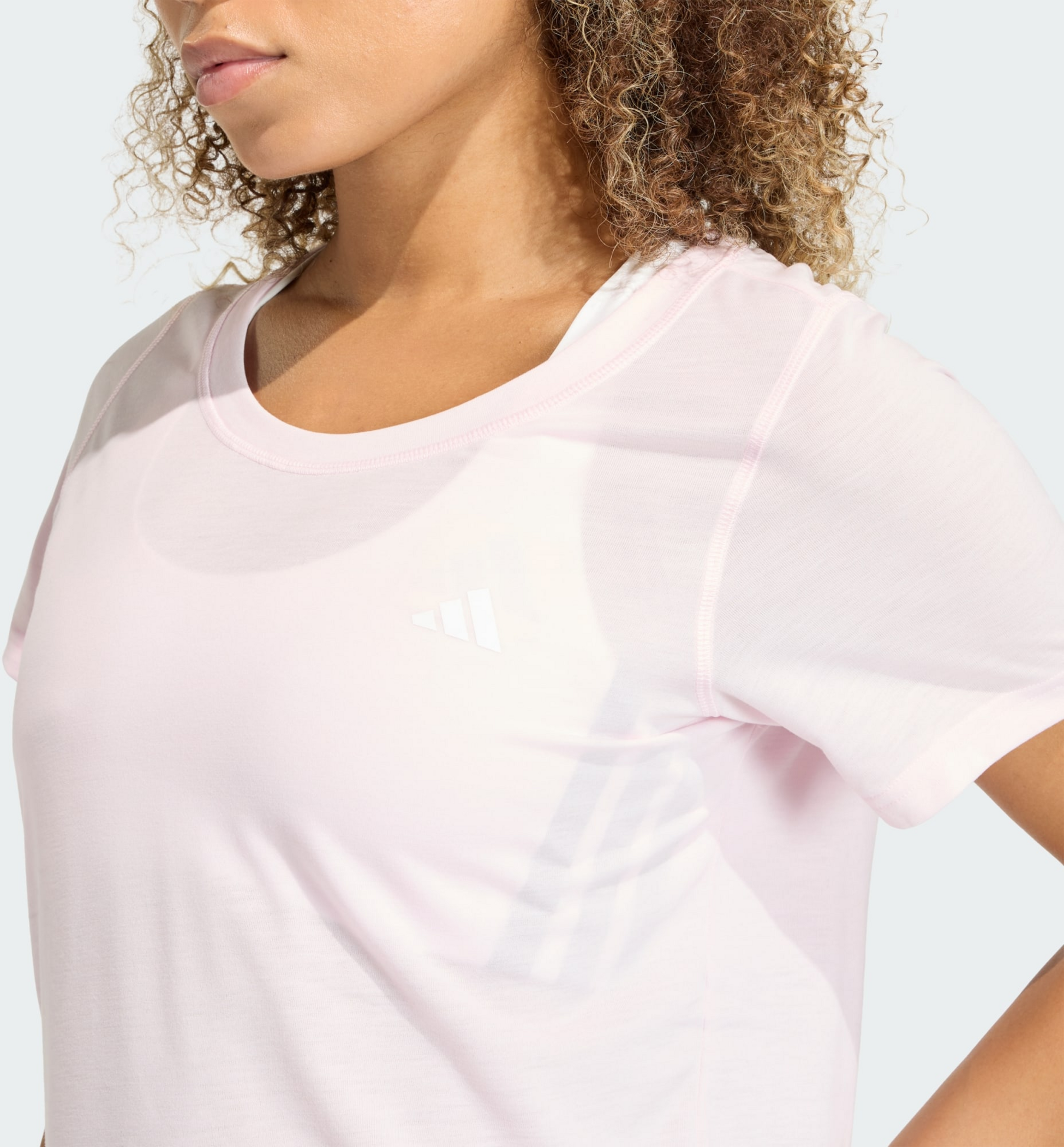 ADIDAS, Adidas Workout Essentials T-shirt Med Djup Urringning