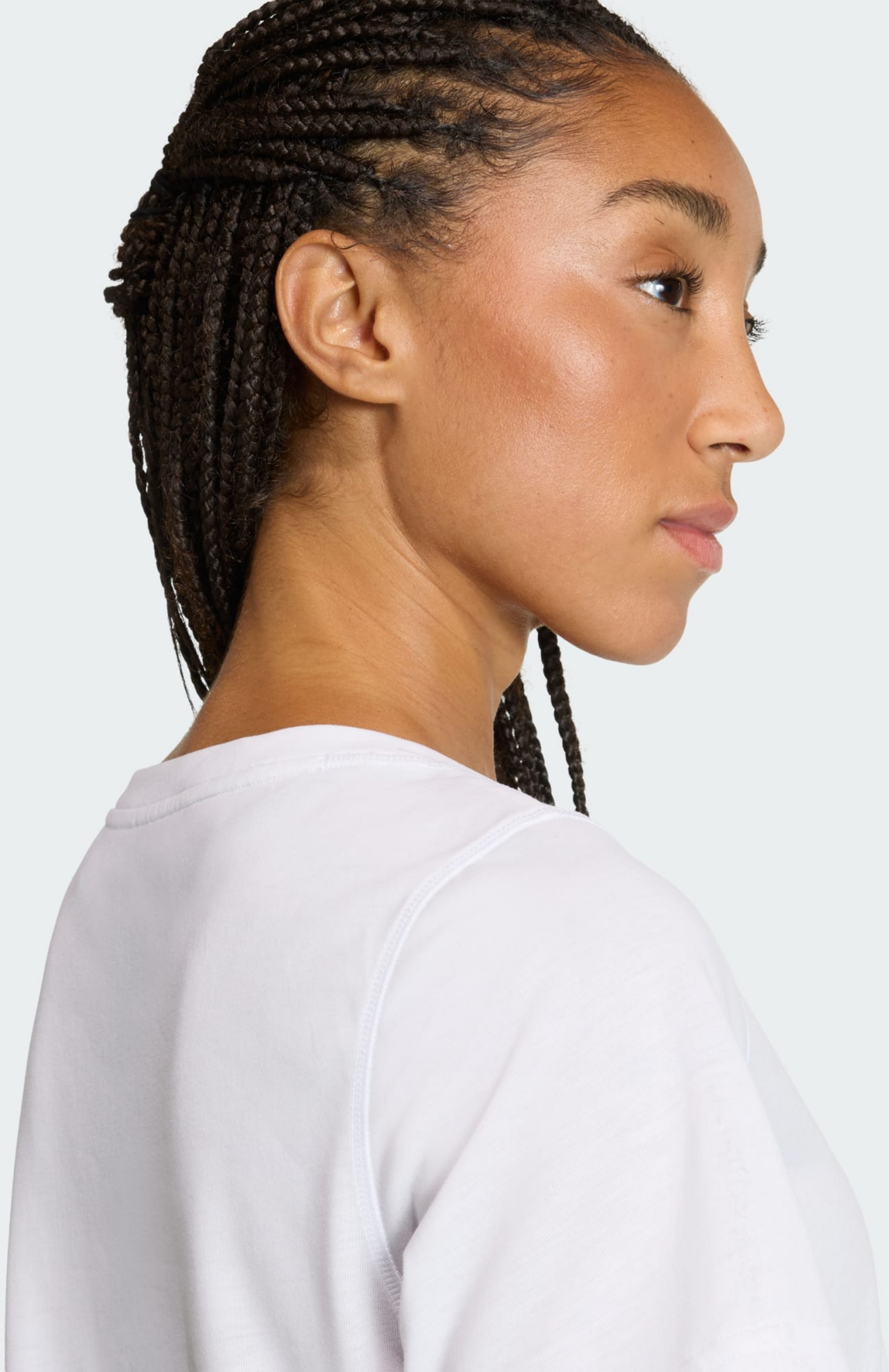 ADIDAS, Adidas Workout Essentials T-shirt Med Djup Urringning