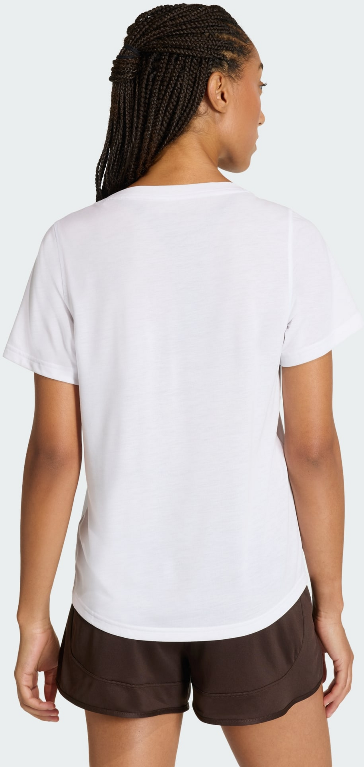 ADIDAS, Adidas Workout Essentials T-shirt Med Djup Urringning