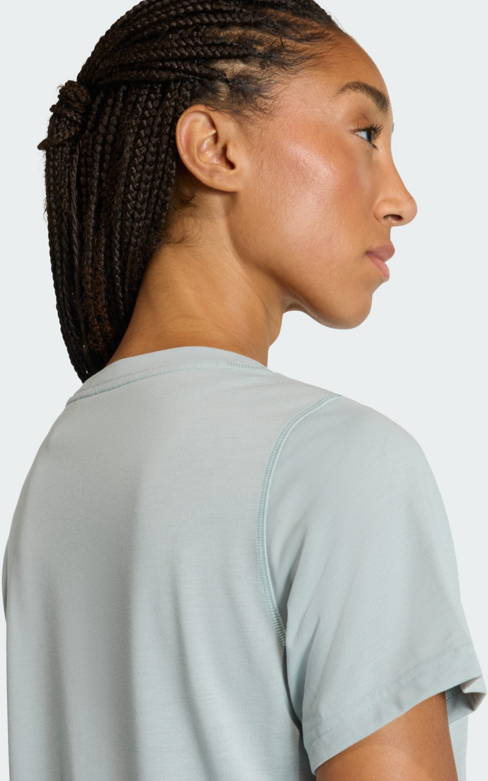 ADIDAS, Adidas Workout Essentials T-shirt Med Djup Urringning