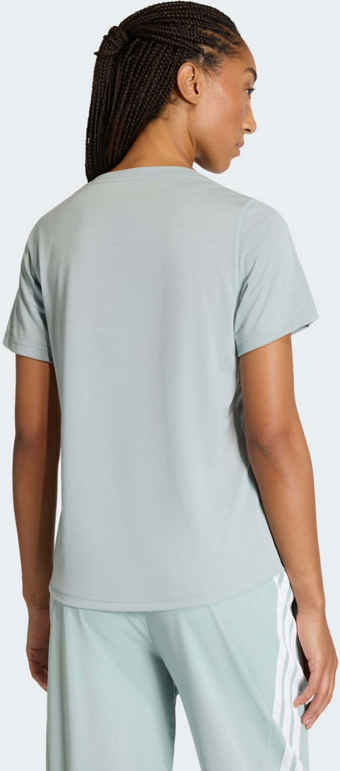 ADIDAS, Adidas Workout Essentials T-shirt Med Djup Urringning