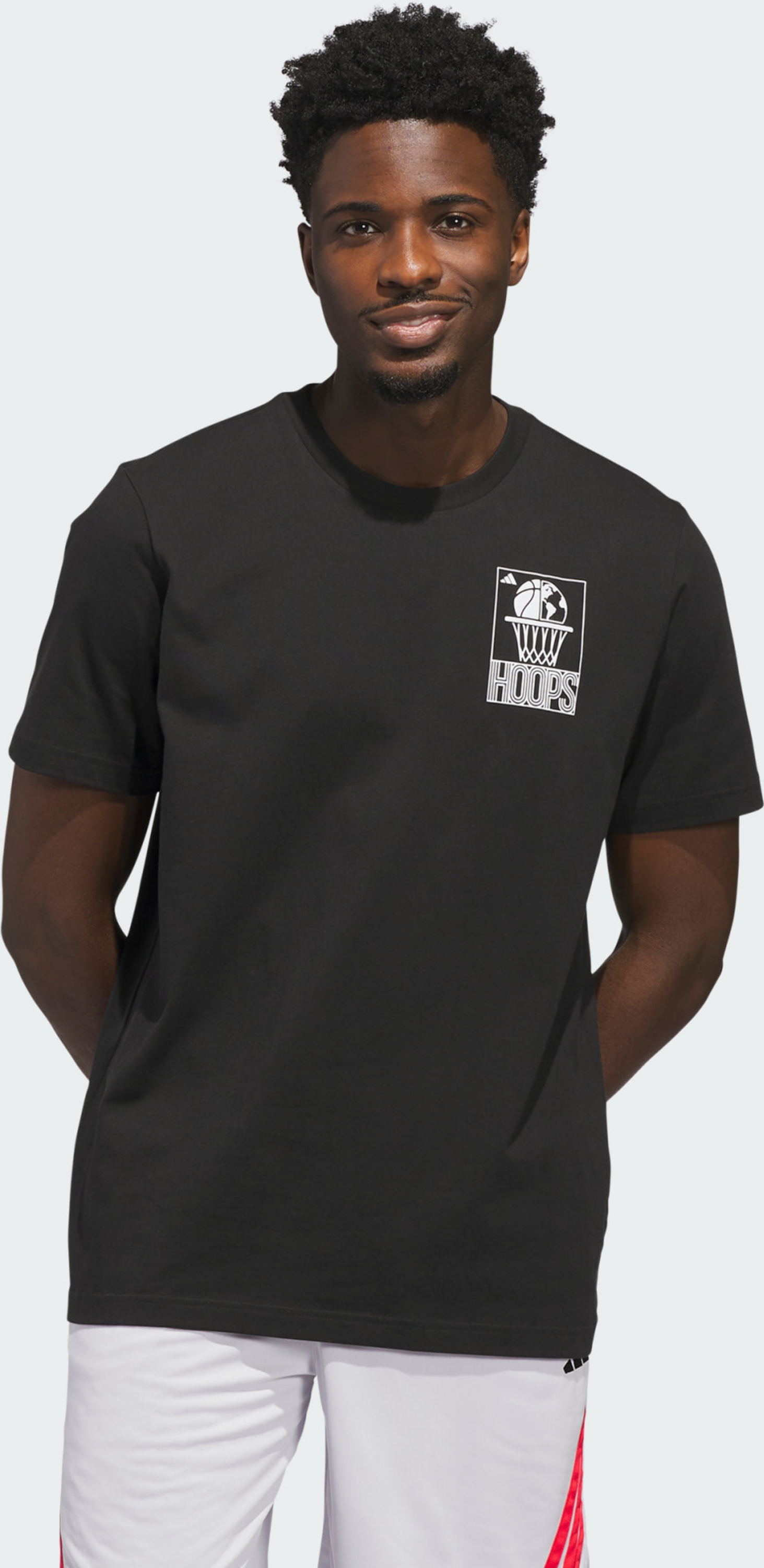 ADIDAS, Adidas World Wide Hoops Graphic T-shirt