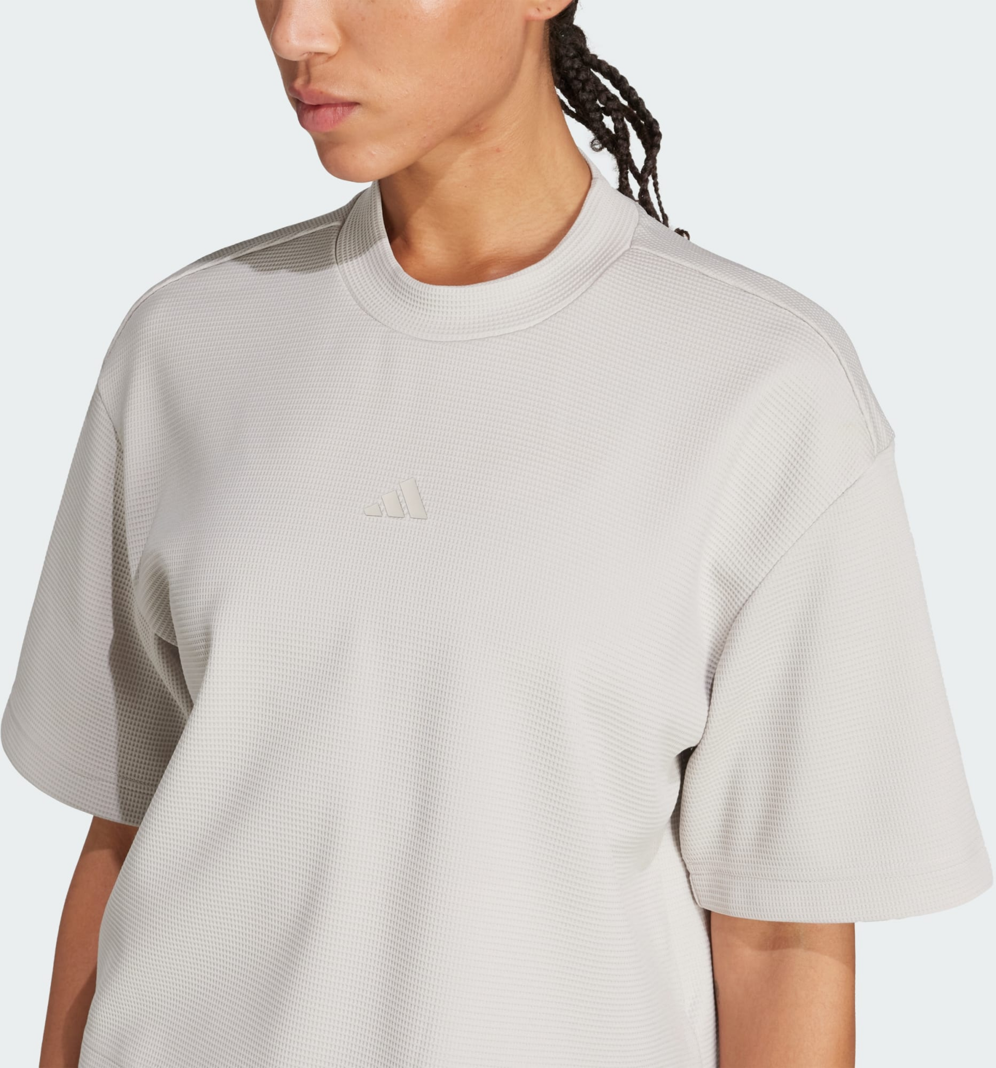 ADIDAS, Adidas Yoga Motion Våffelstickad T-shirt
