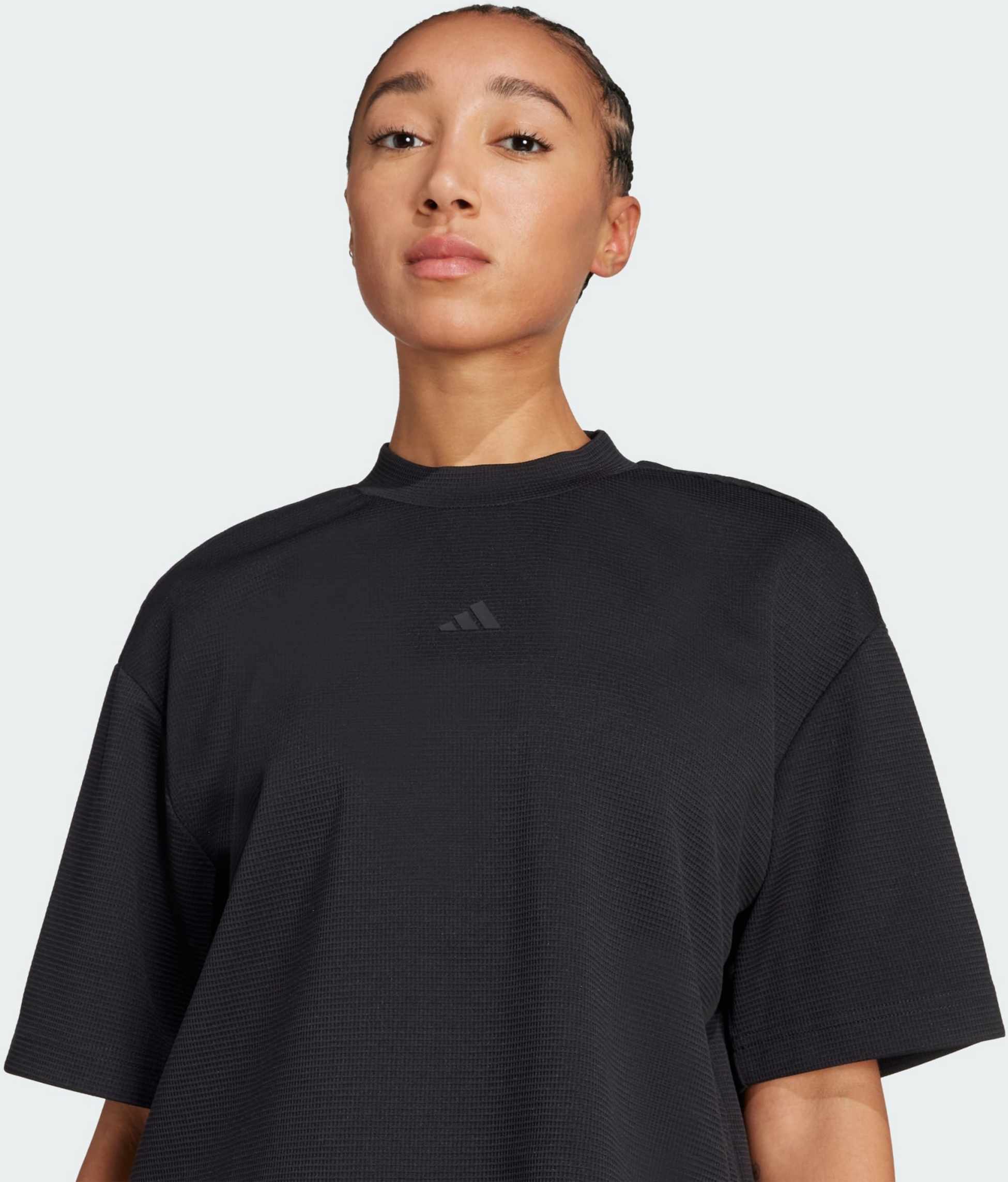 ADIDAS, Adidas Yoga Motion Våffelstickad T-shirt