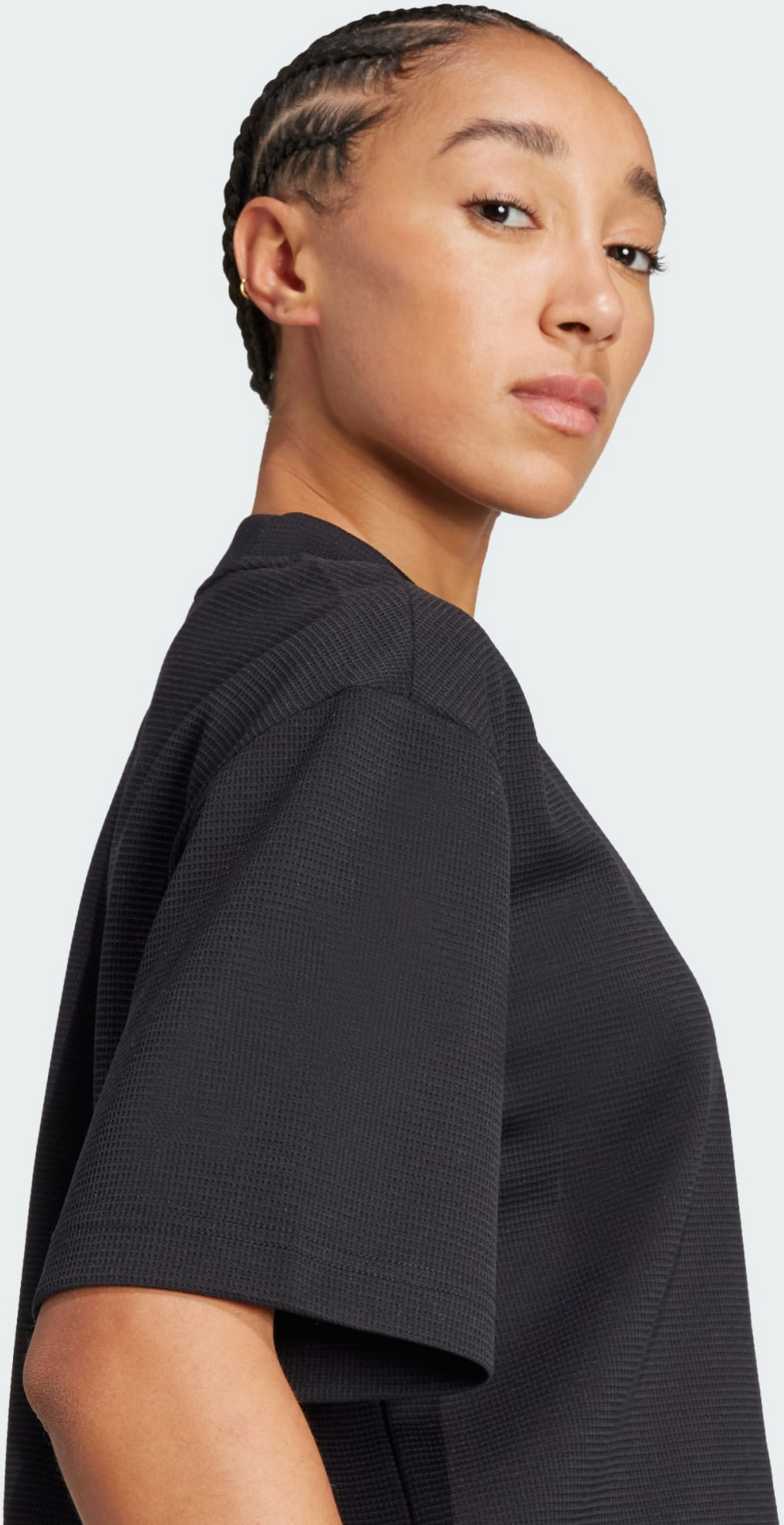 ADIDAS, Adidas Yoga Motion Våffelstickad T-shirt