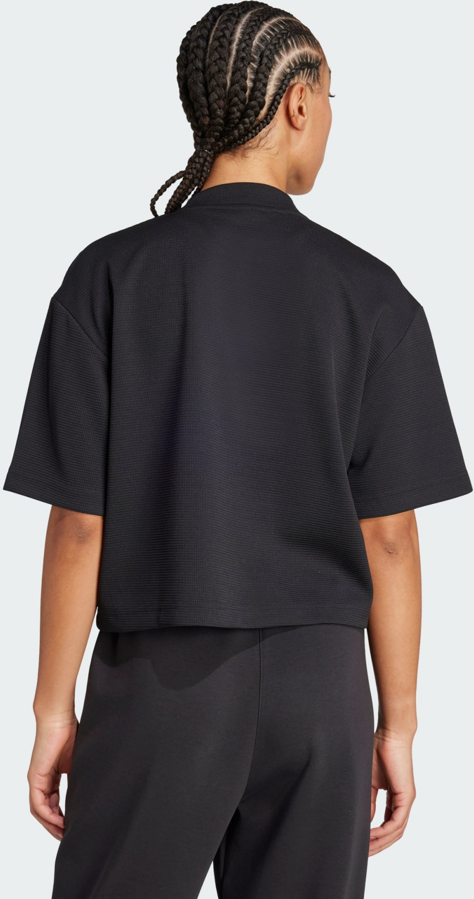 ADIDAS, Adidas Yoga Motion Våffelstickad T-shirt