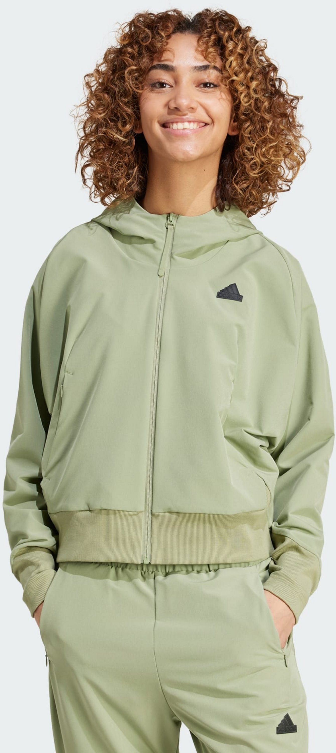 ADIDAS, Adidas Z.n.e. Woven Full-zip Hoodie