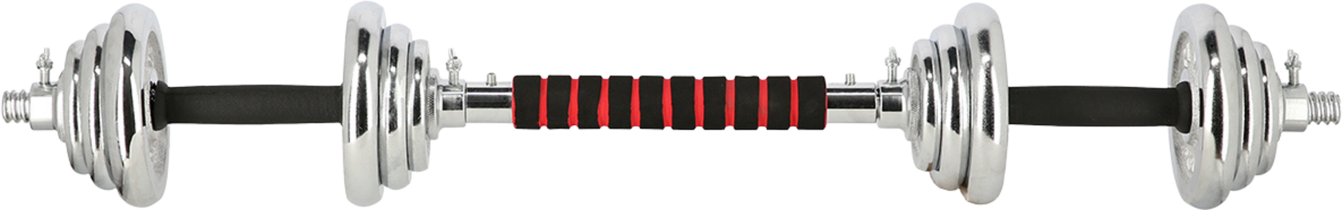 NORTHIX, Adjustable Chrome Dumbbells With Case, 20kg Set