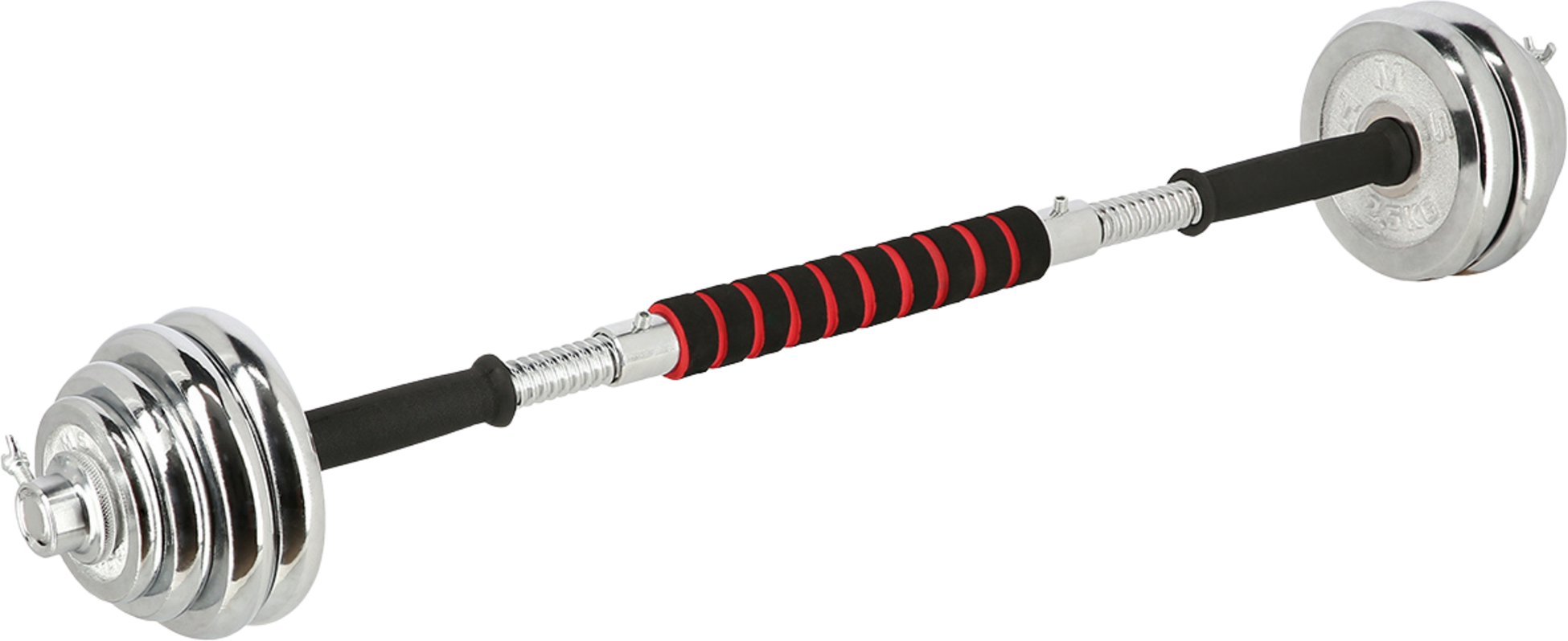 NORTHIX, Adjustable Chrome Dumbbells With Case, 20kg Set