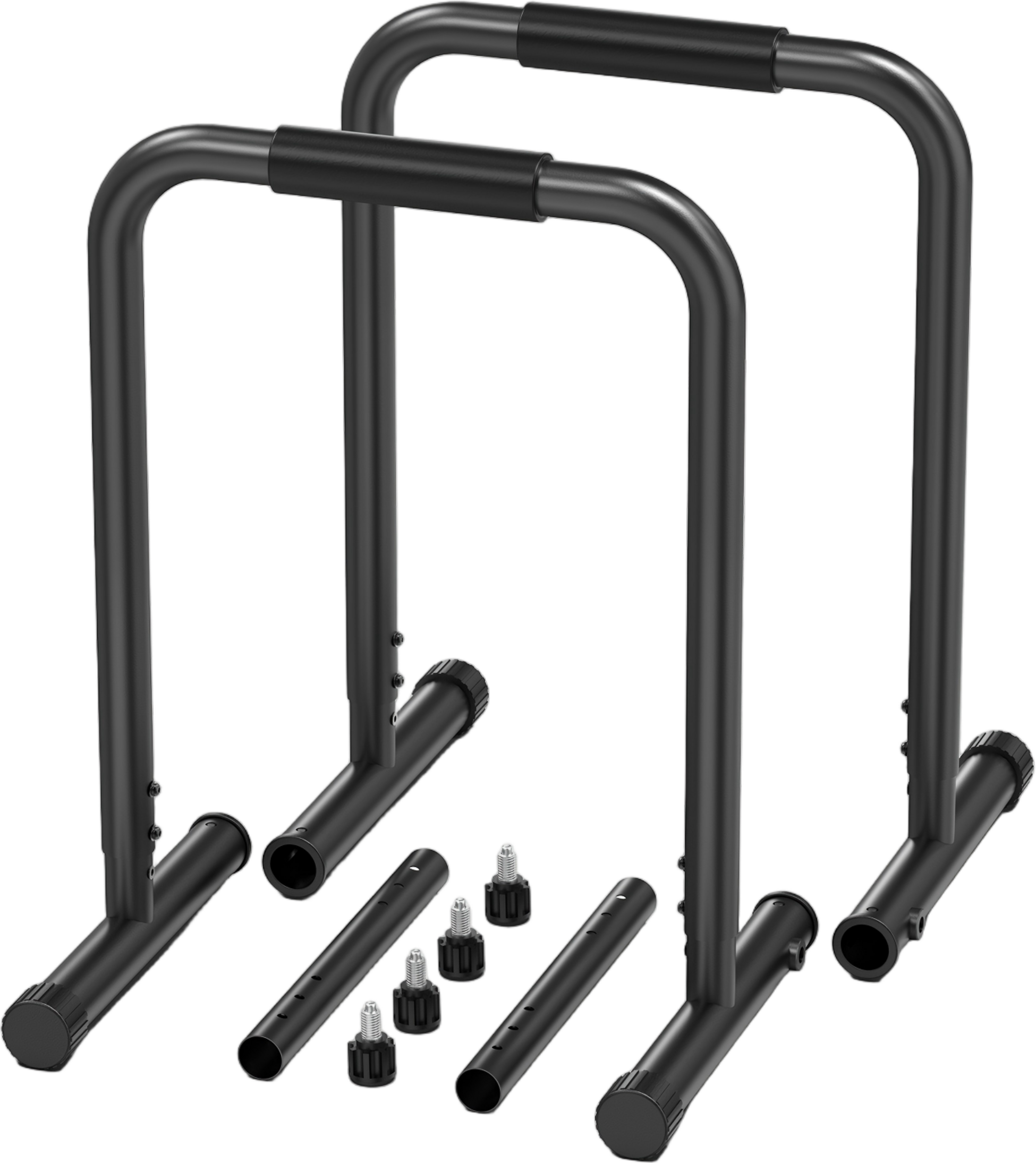 HOMEFITNESSCODE, Adjustable Dip Bars 250kg &ndash; Stable Parallettes For Home Gym