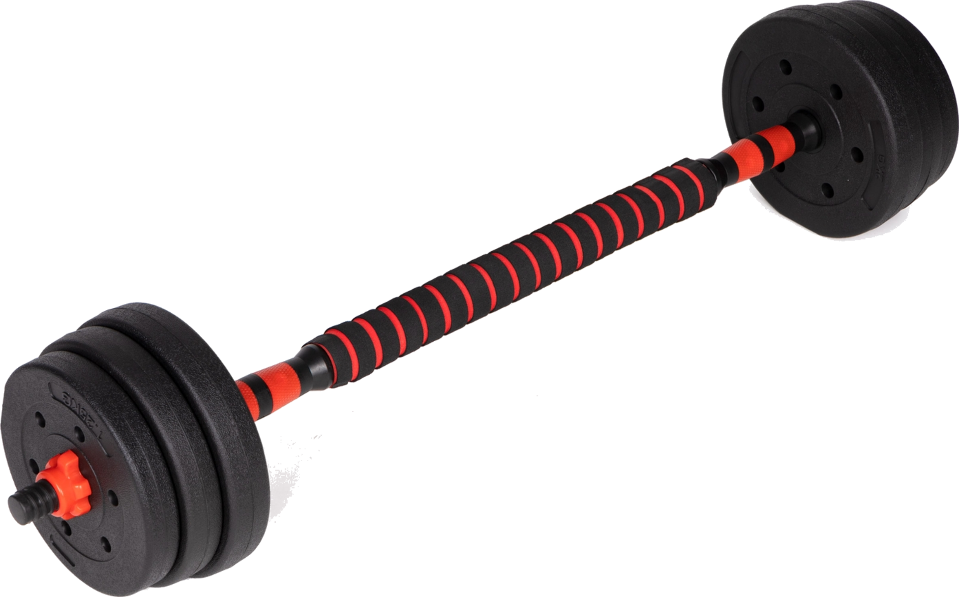 B2X, Adjustable Dumbbells 2x 20kg Barbell Set 40kg Bar