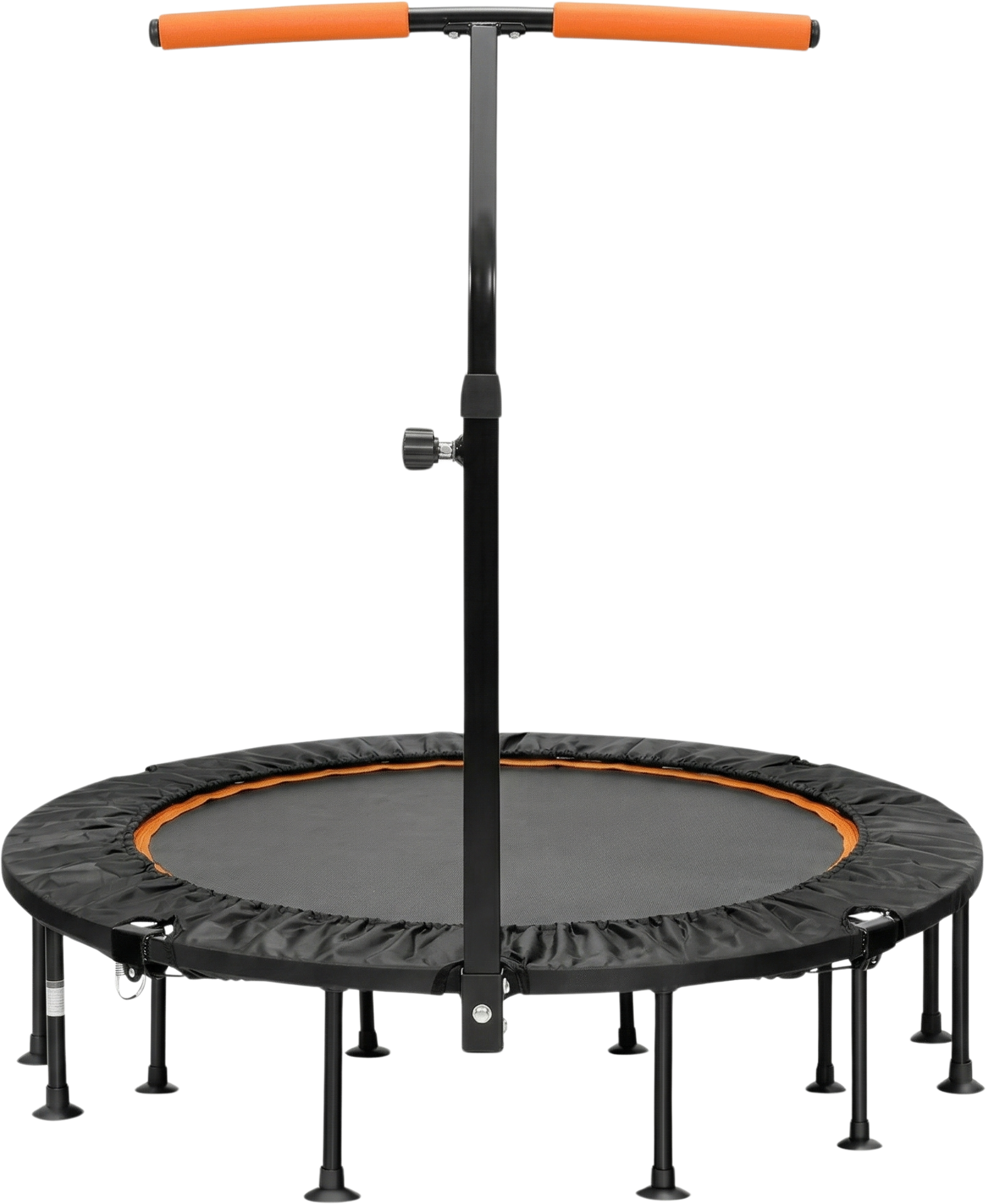 NORTHIX, Adjustable Handle Mini Trampoline, Foldable, 117cm, Orange