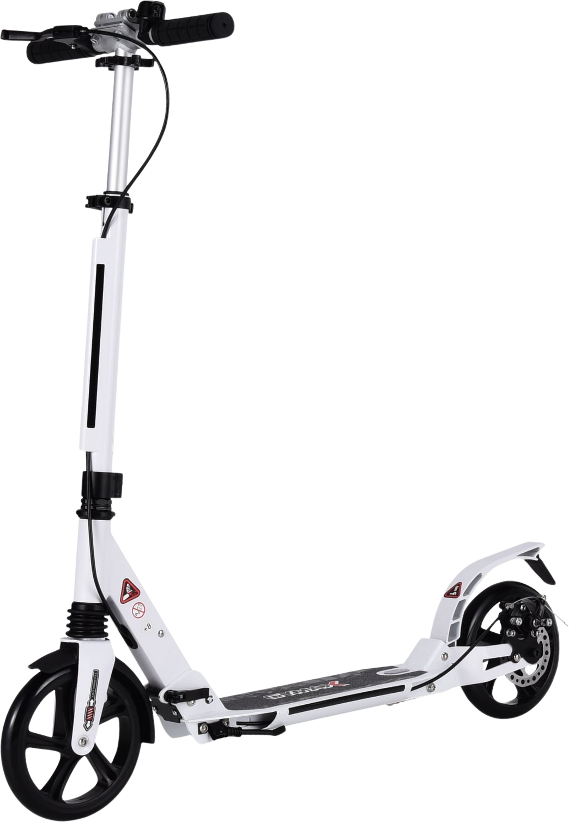 NORTHIX, Adjustable Kids Scooter, Foldable With Bell  Strap, White