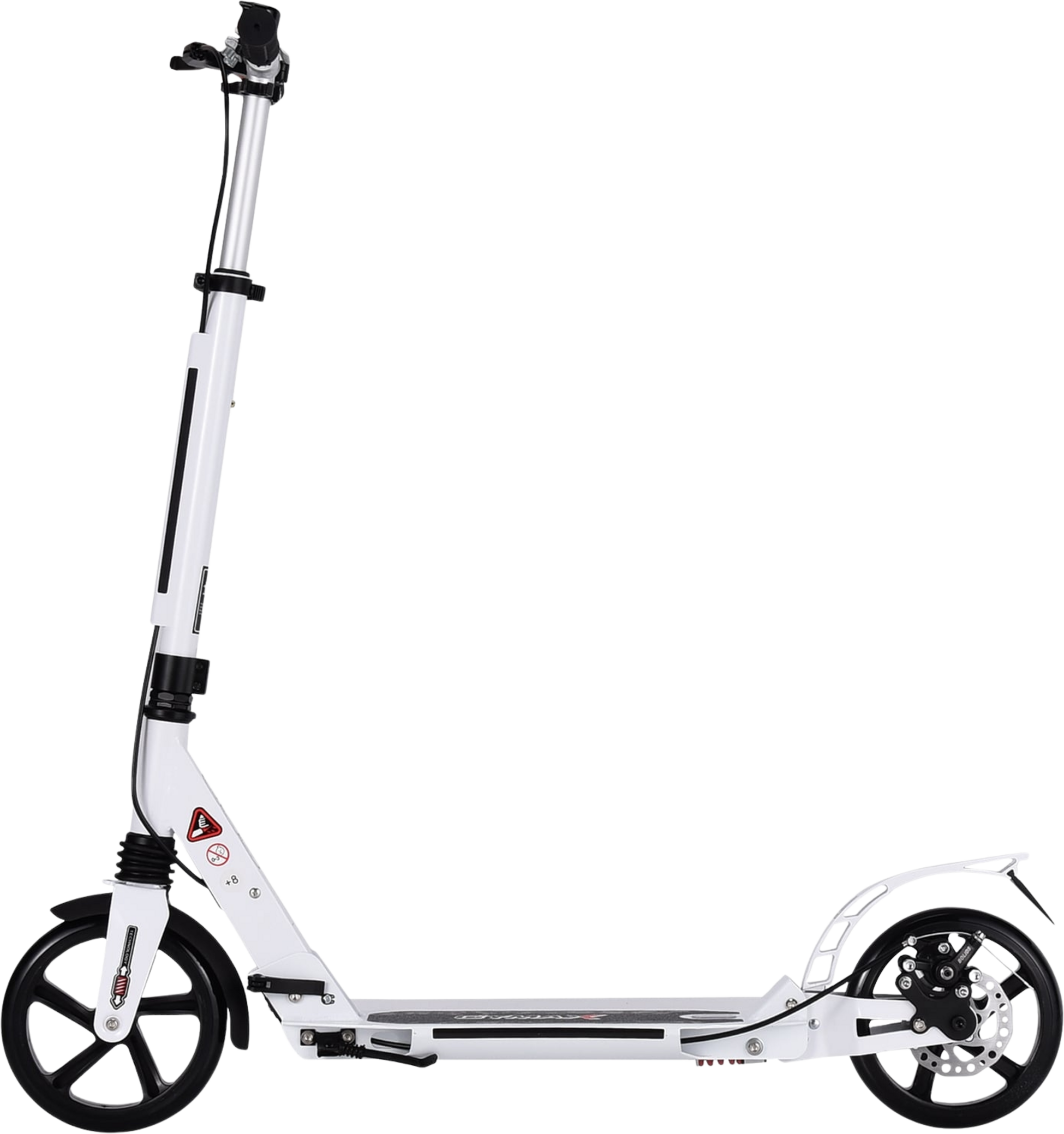 NORTHIX, Adjustable Kids Scooter, Foldable With Bell  Strap, White