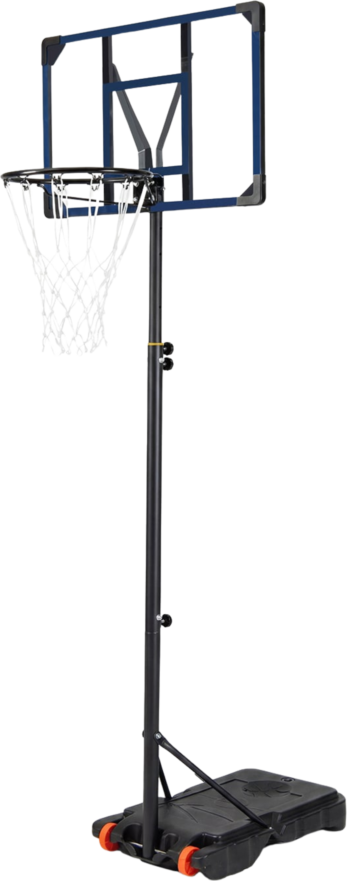 NORTHIX, Adjustable Outdoor Basketball Hoop With Wheels, 82 Cm Backboard