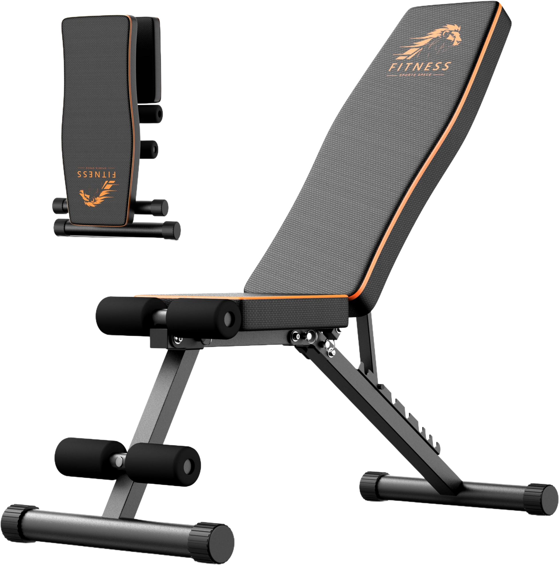 HOMEFITNESSCODE, Adjustable Weight Bench 300kg &ndash; Foldable Full Body Bench