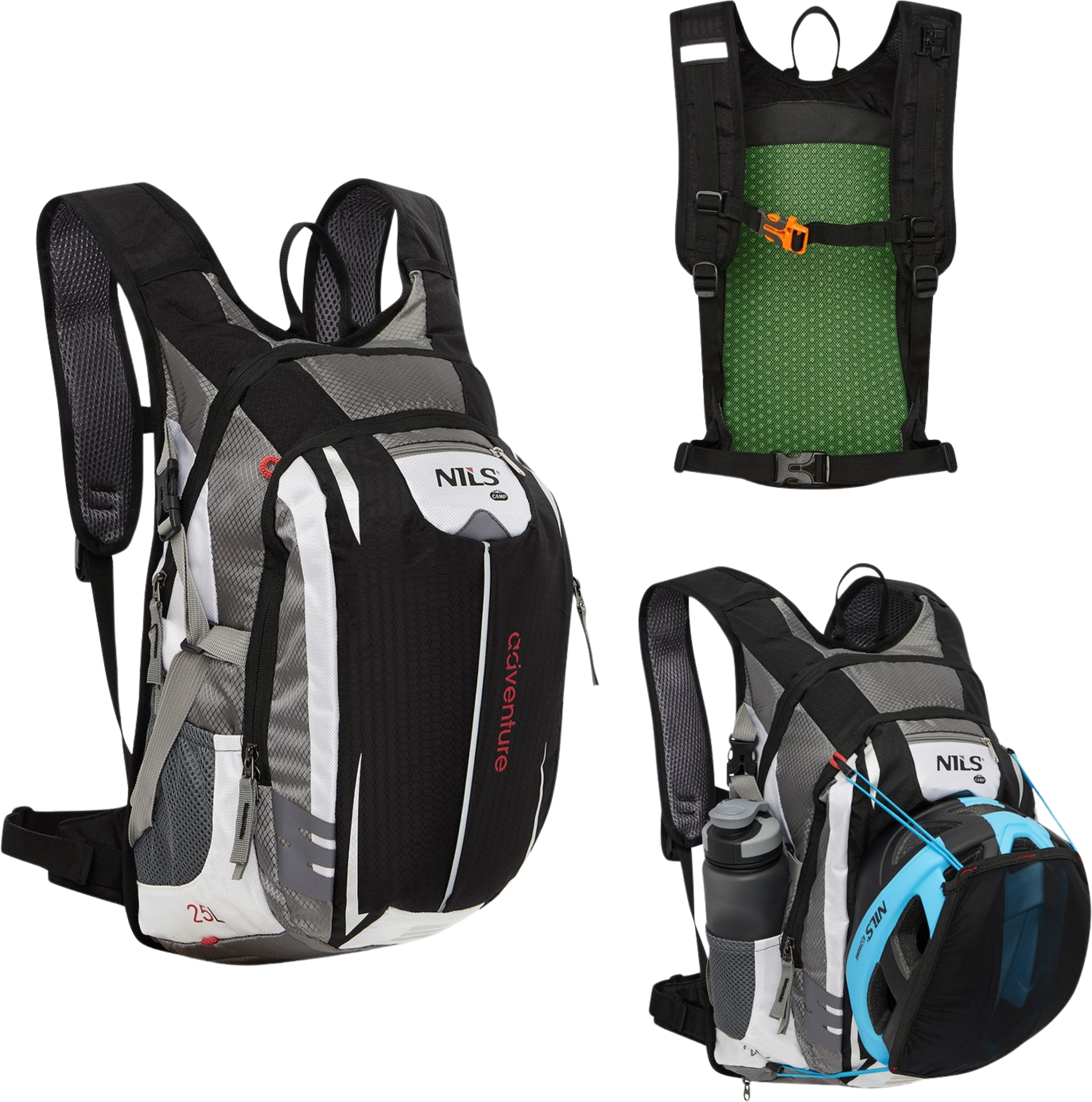 NORTHIX, Adventure Backpack, 25l, Black