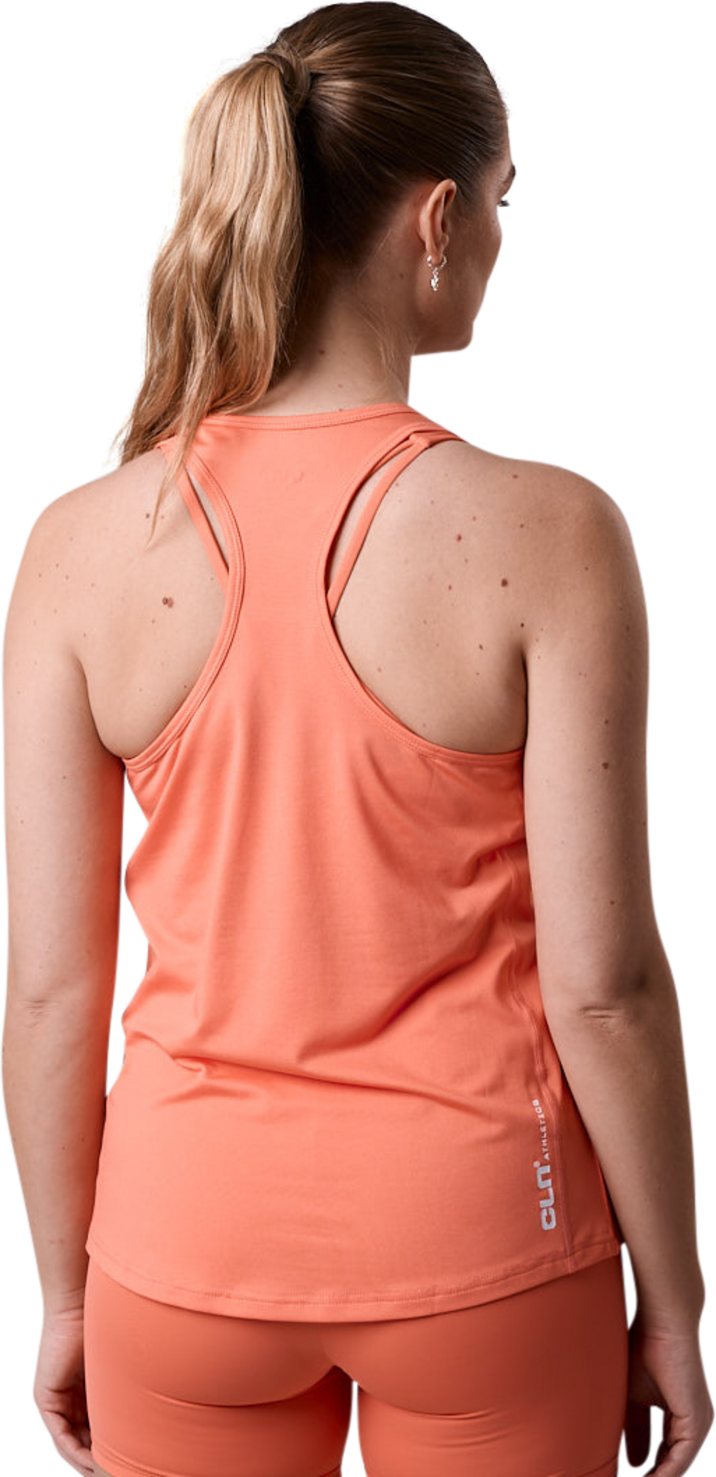 CLN ATHLETICS, Aero Mesh Tank Coral Peach