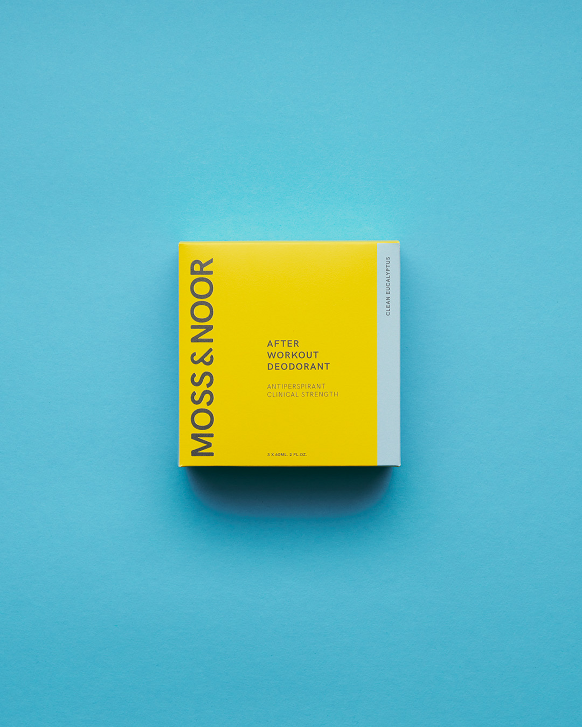 MOSS & NOOR, After Workout Deodorant 3 Pack