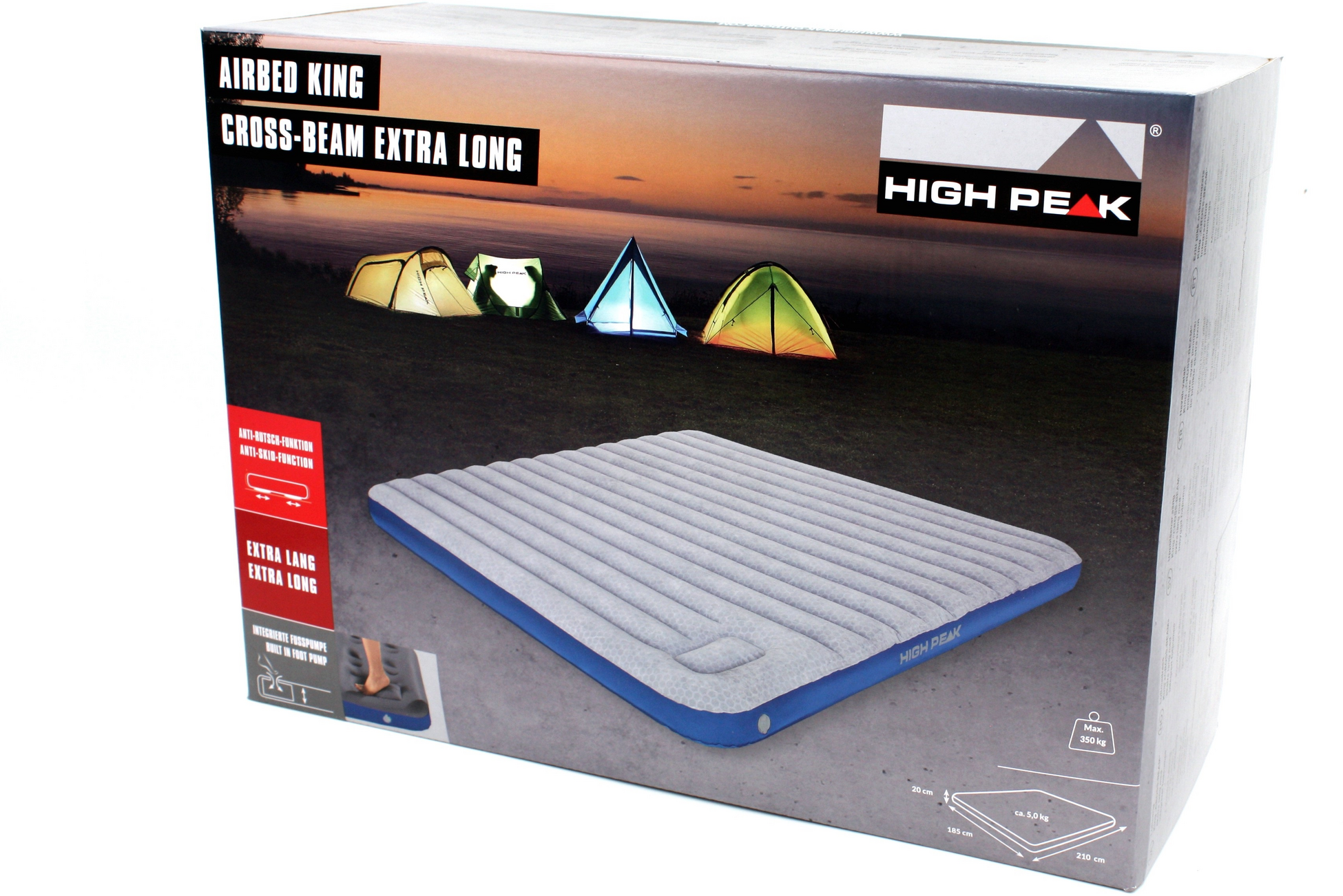 HIGH PEAK, Air Bed Cross Beam King Xl