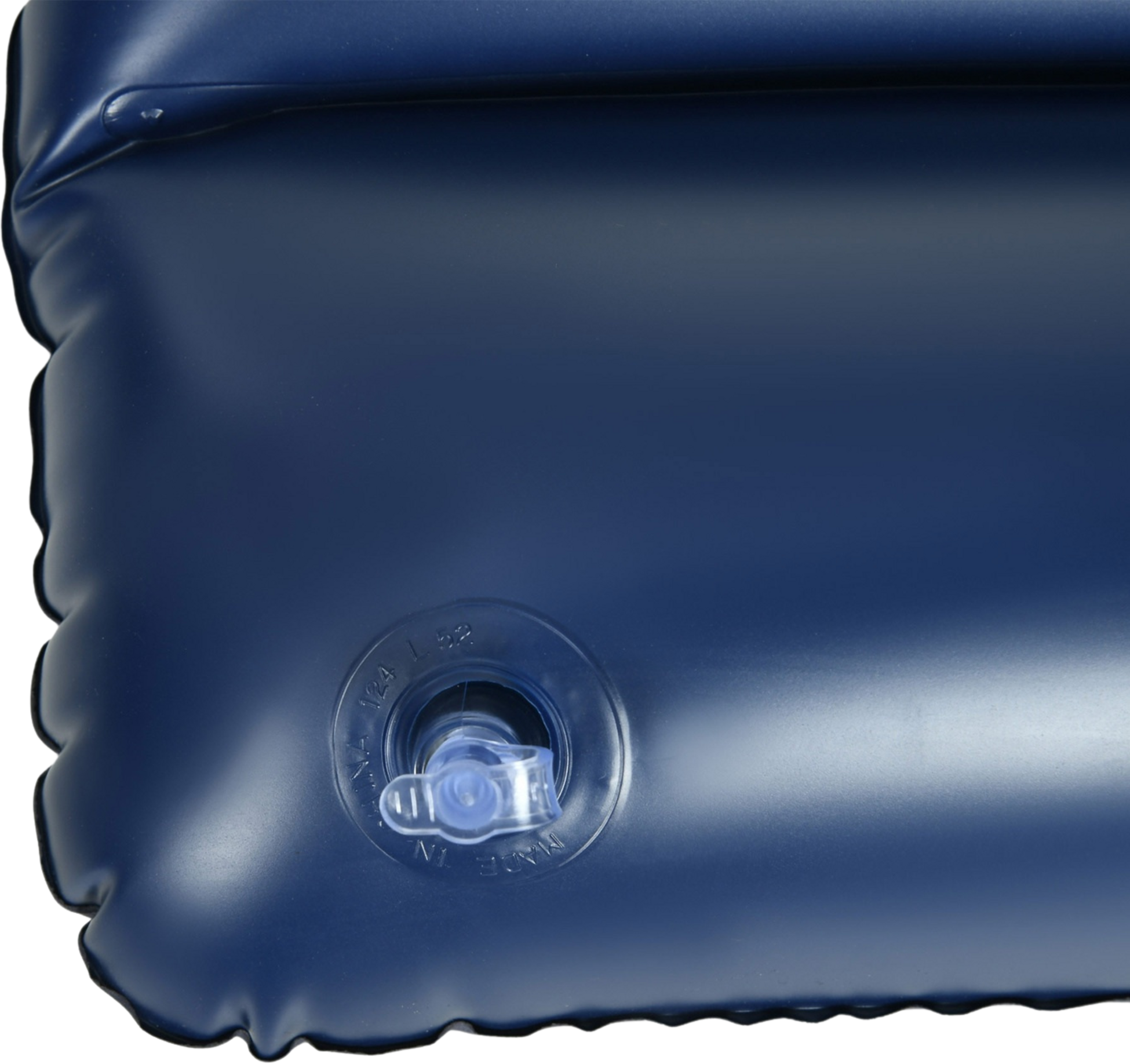 NORTHIX, Air Bed Double Air Mattress With Hand Pump  Pillow, Blue, 203x152x22cm