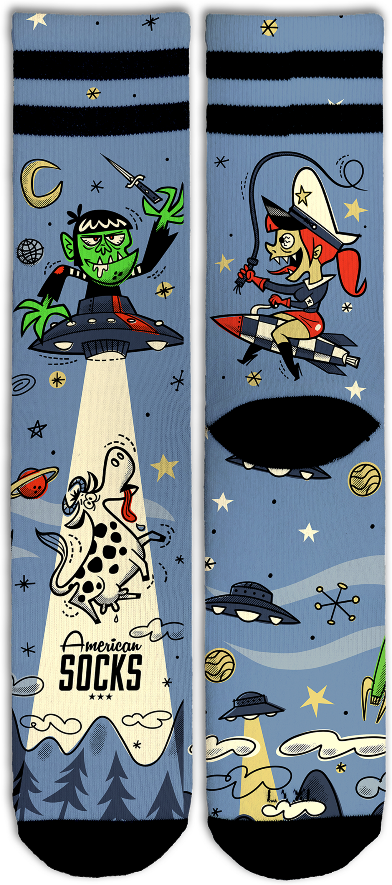 AMERICAN SOCKS, Alien Snatch - Mid High