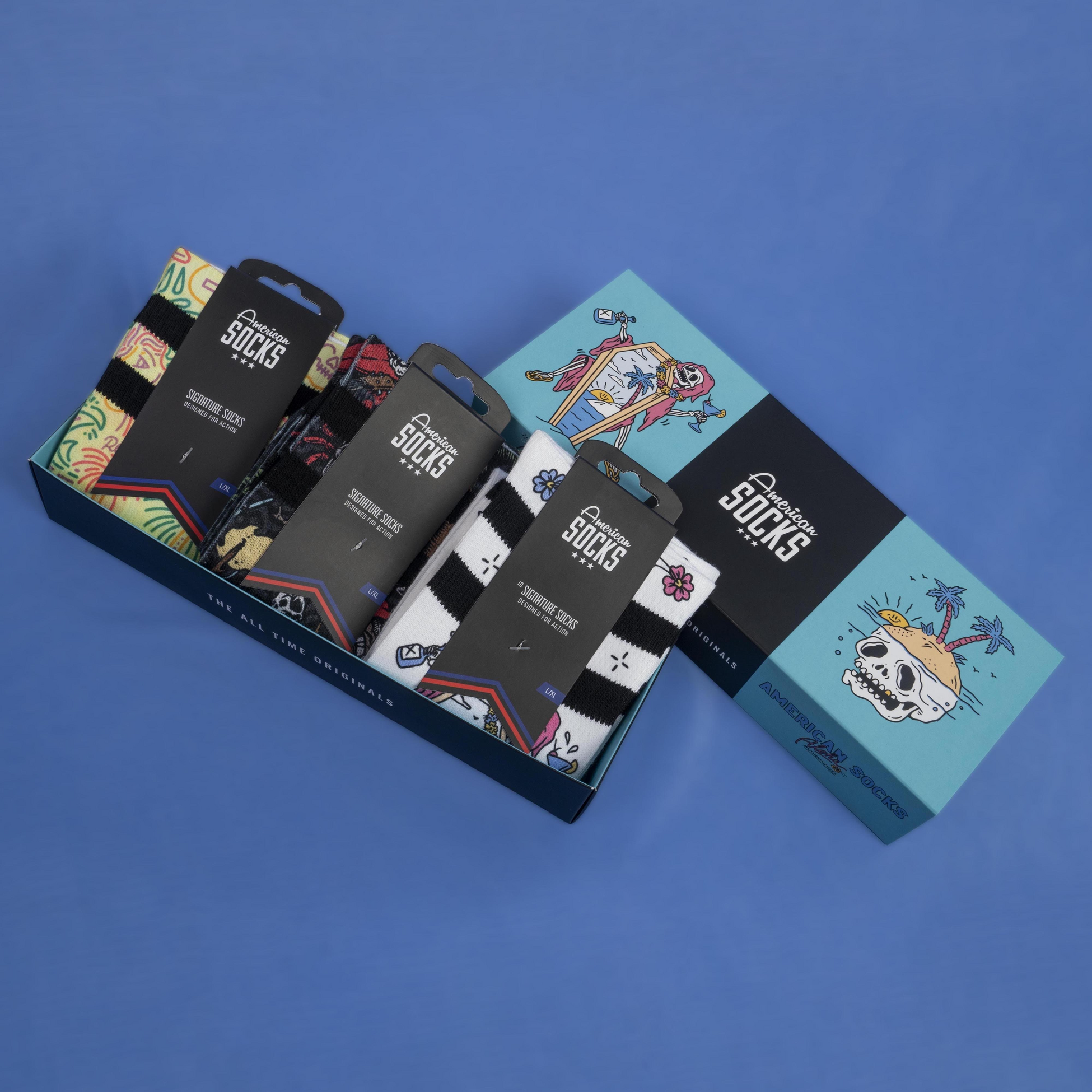 AMERICAN SOCKS, Aloha - Gift Box