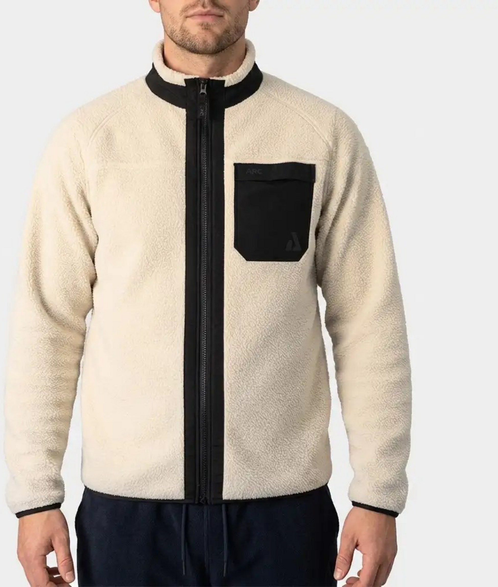 KOSA, Arc Fleece Jacket Beige