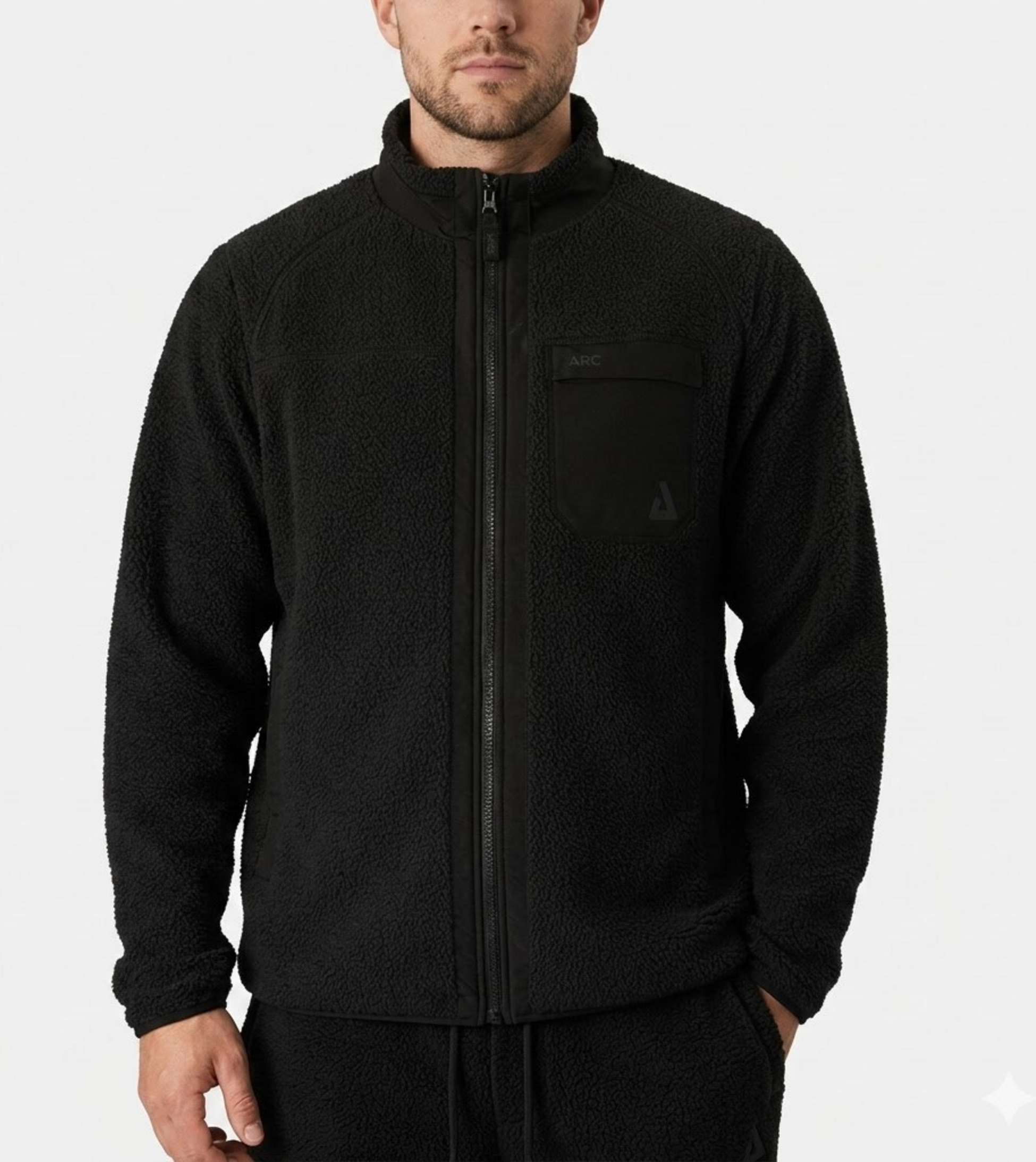 KOSA, Arc Fleece Jacket Black