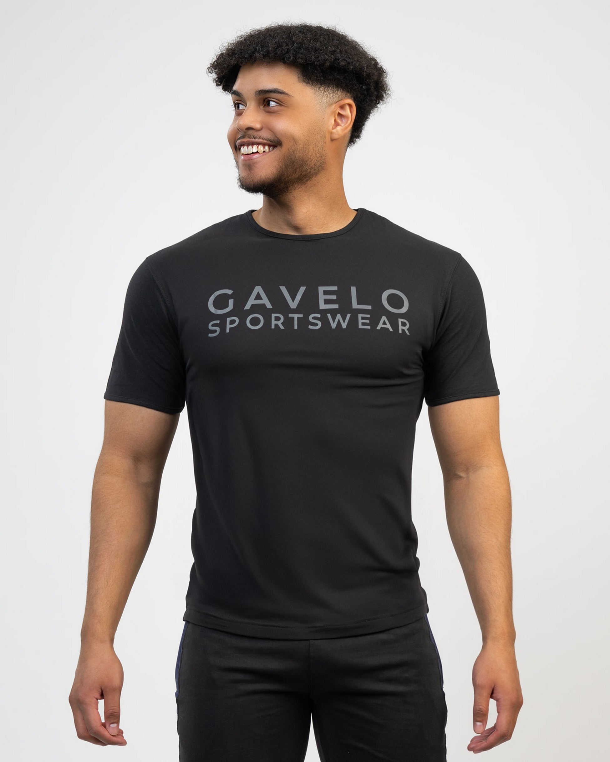 GAVELO, Athleisure T-shirt Black