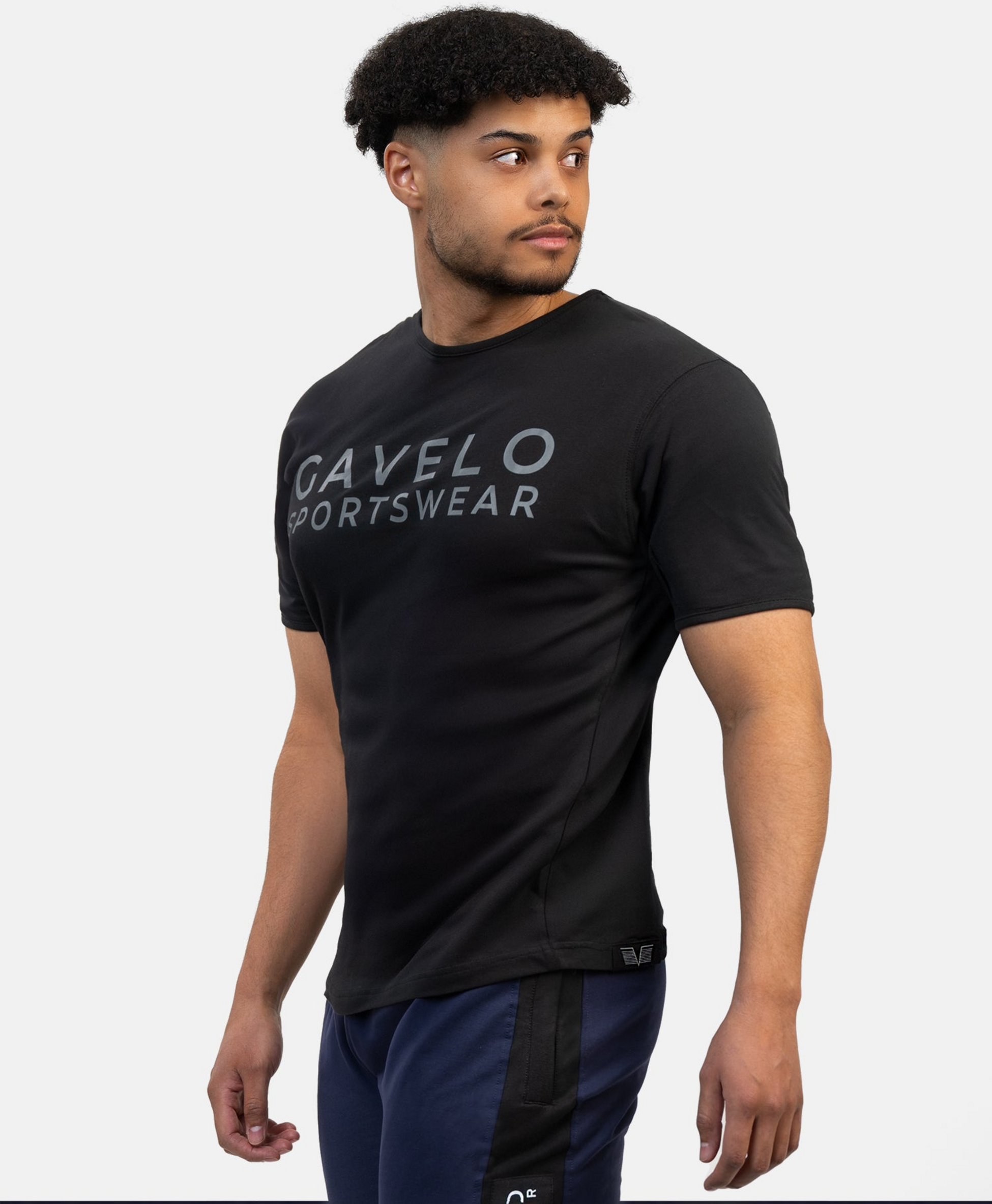 GAVELO, Athleisure T-shirt Black
