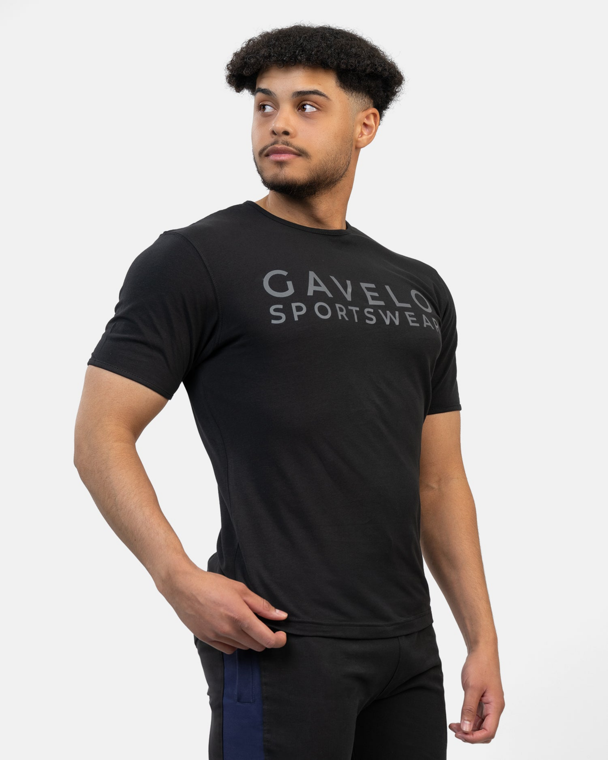 GAVELO, Athleisure T-shirt Black