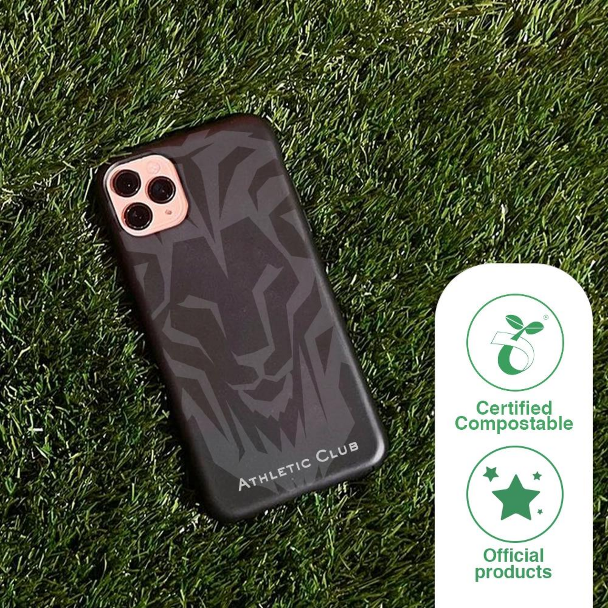 PHONECASES3D, Athletic Club Official Compostable Phone Case Design 2