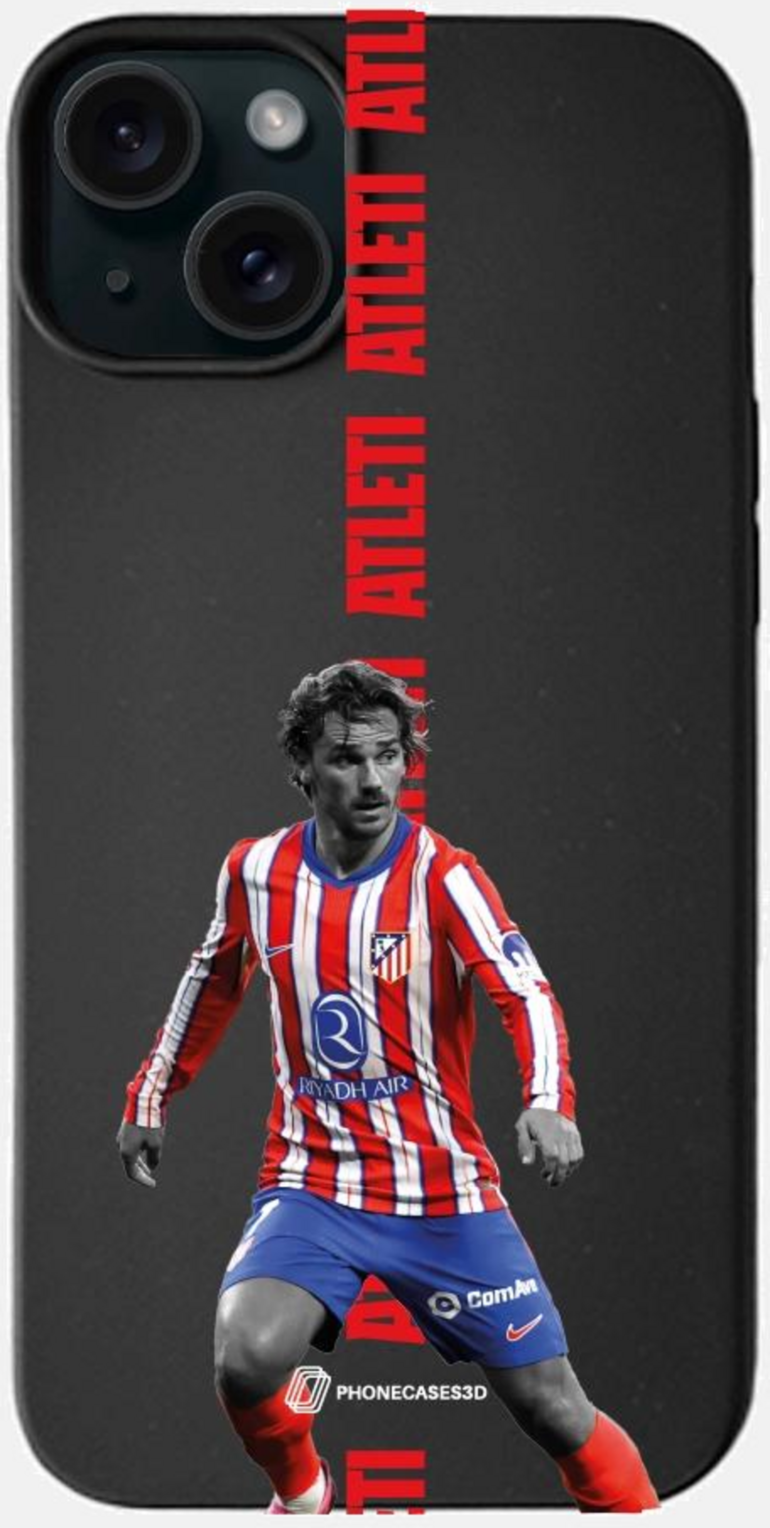 PHONECASES3D, Atletico Madrid Official Compostable Phone Case Design 22