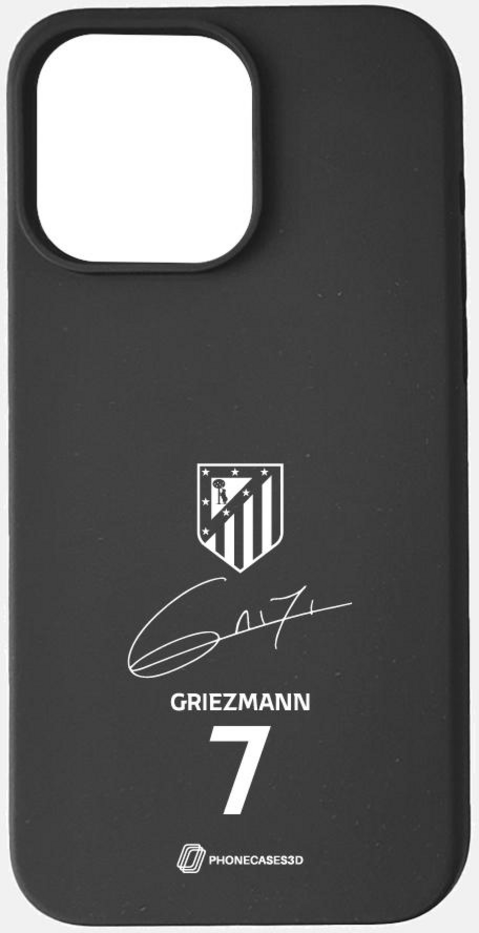 PHONECASES3D, Atletico Madrid Official Compostable Phone Case Griezman Signature