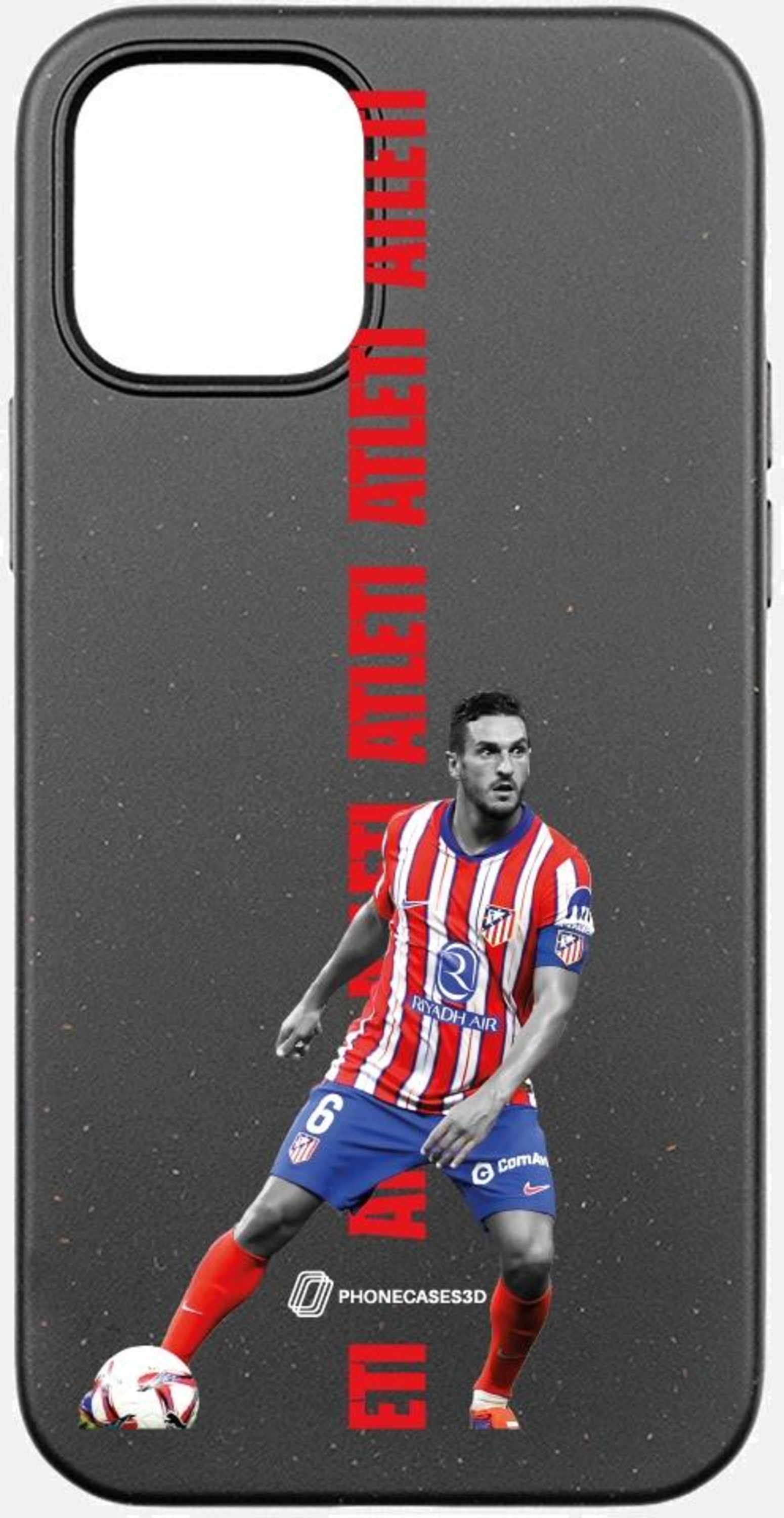 PHONECASES3D, Atletico Madrid Official Compostable Phone Case Koke