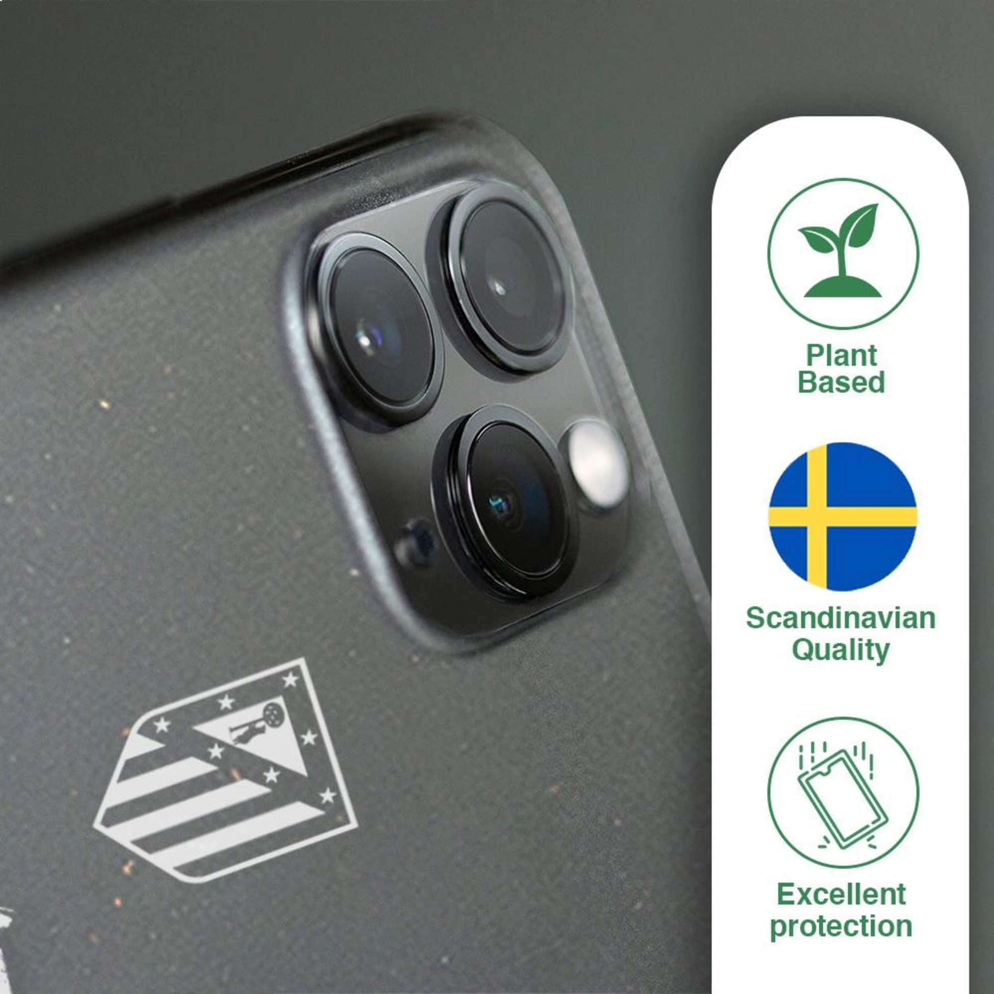 PHONECASES3D, Atletico Madrid Official Compostable Phone Case Nddc Slogan