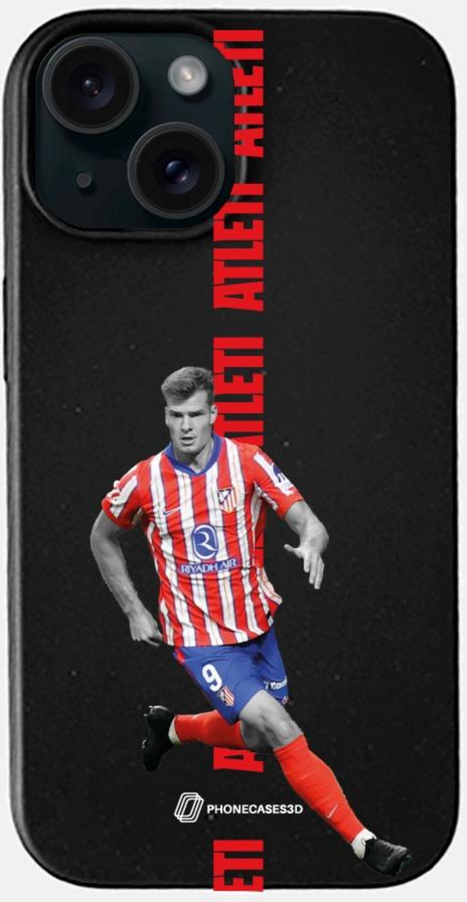 PHONECASES3D, Atletico Madrid Official Compostable Phone Case S&oslash;rloth