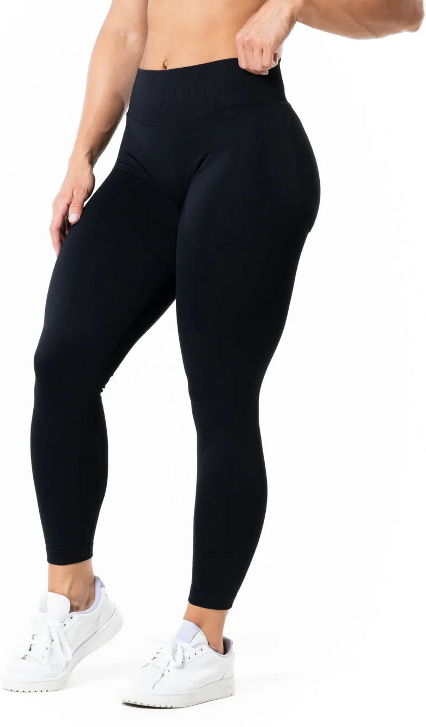 RELODE, Aura Seamless Scrunch Tights - Black