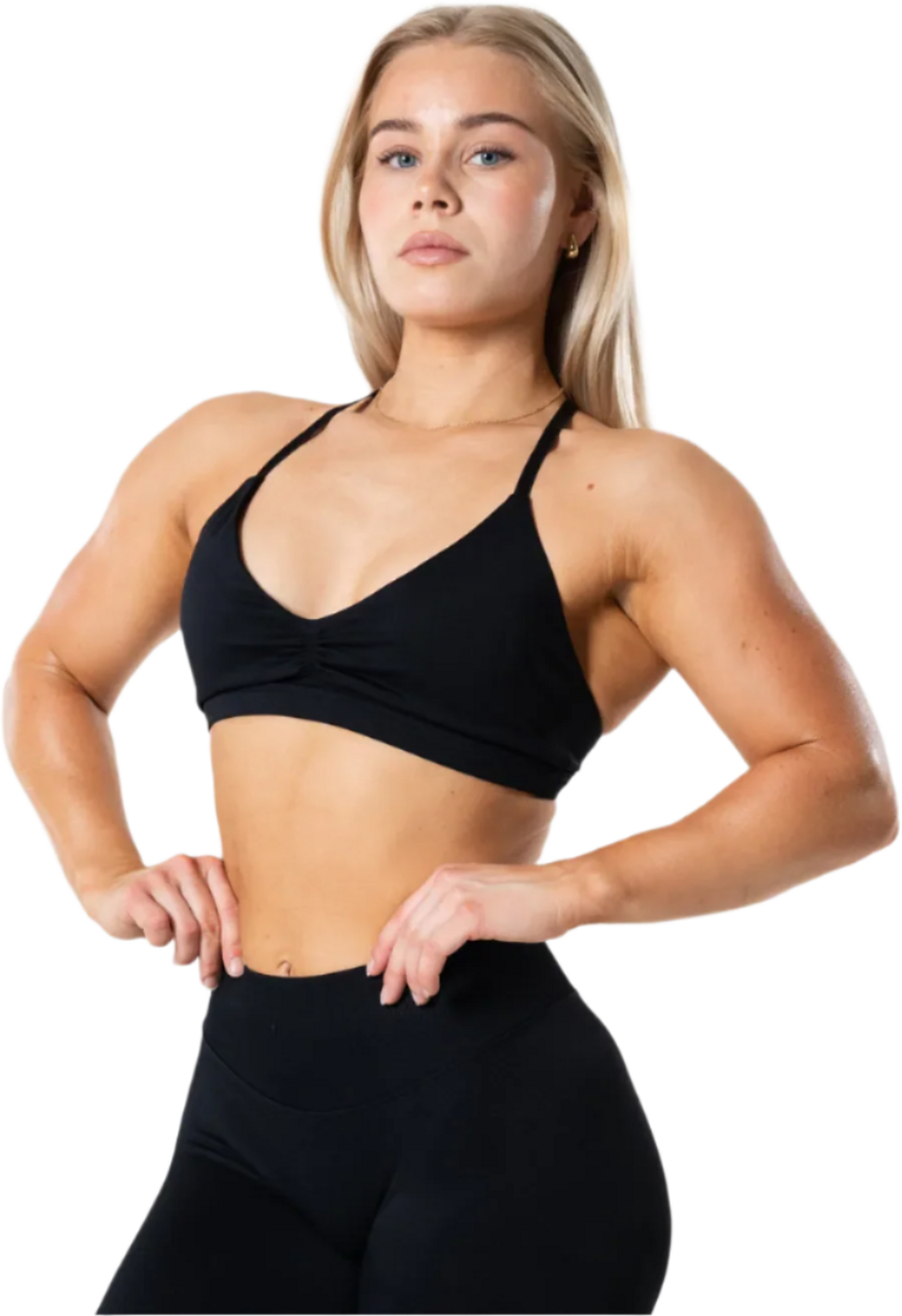 RELODE, Aura Seamless Sports Bra - Black