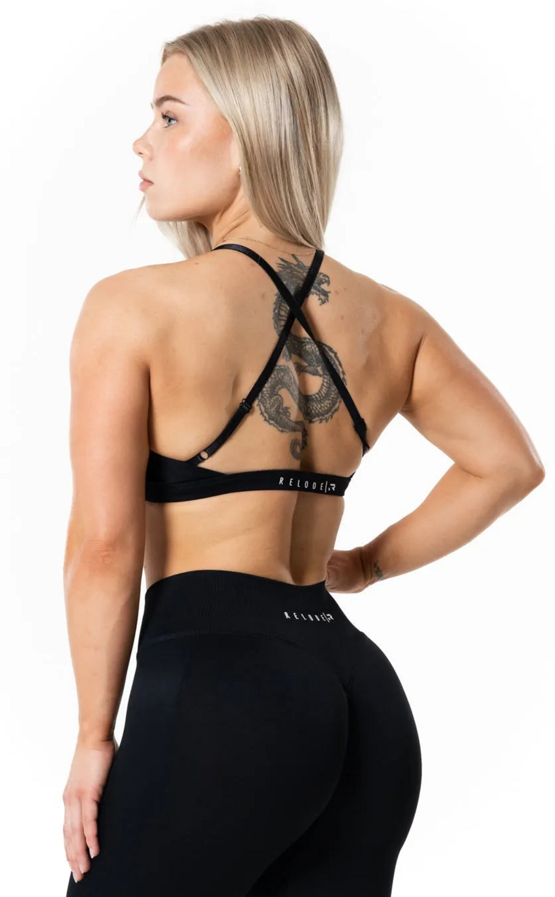RELODE, Aura Seamless Sports Bra - Black