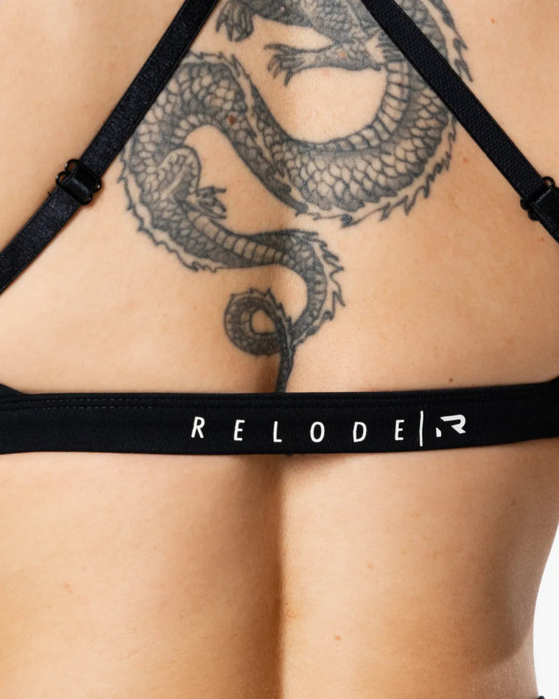 RELODE, Aura Seamless Sports Bra - Black